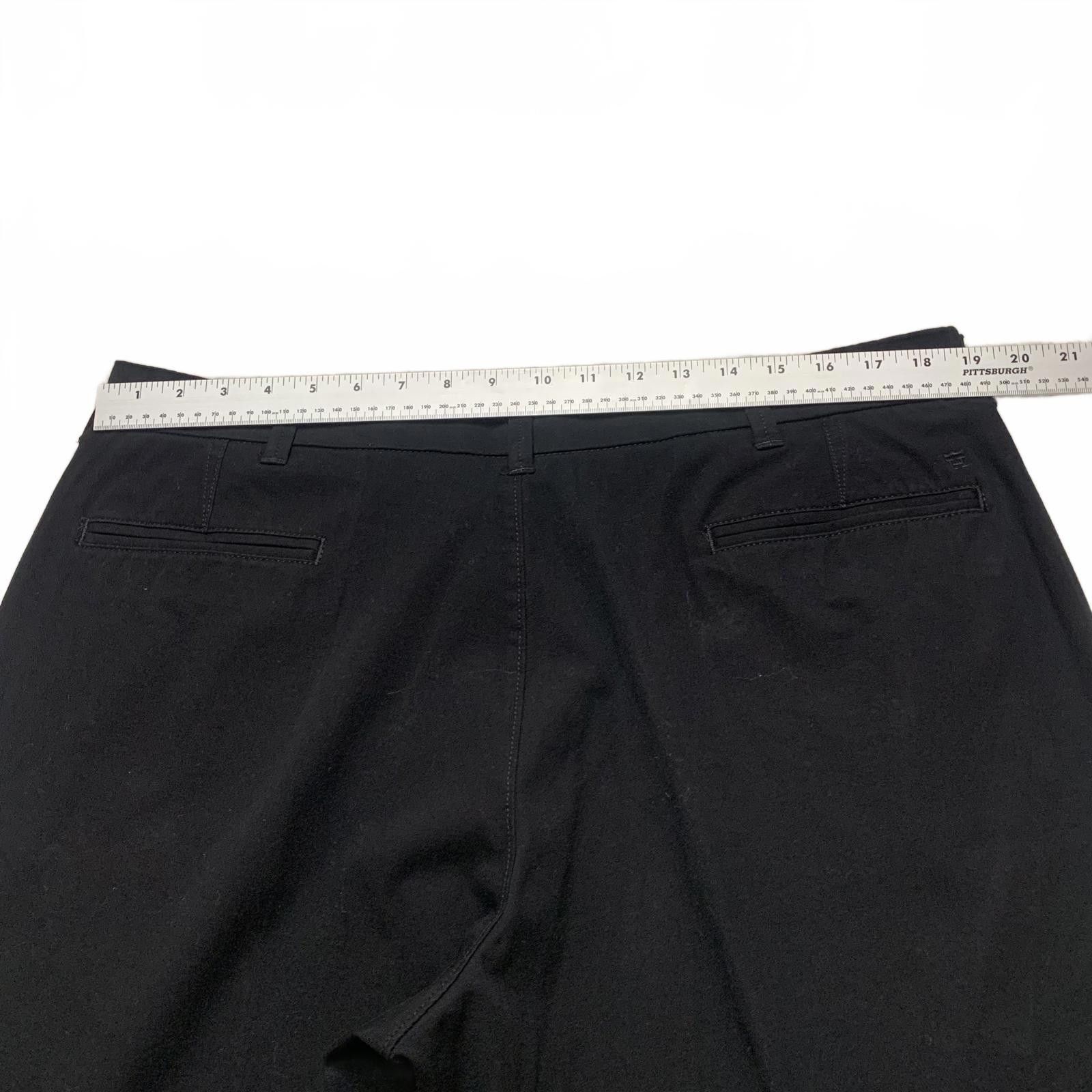 Other JM Haggar Men's Sz 38 Black Wide Leg Pants Size 46R - 5 Thumbnail