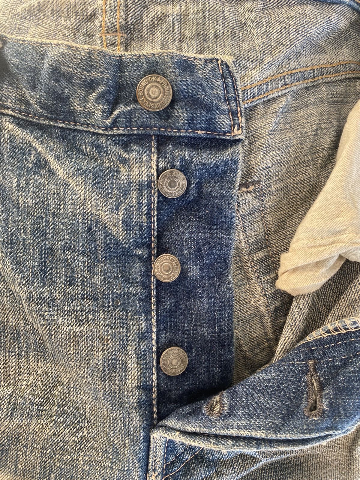 Spellbound Spellboud Domingo 90s Ripped Thrashed Jeans Size US 34 / EU 50 - 12 Thumbnail