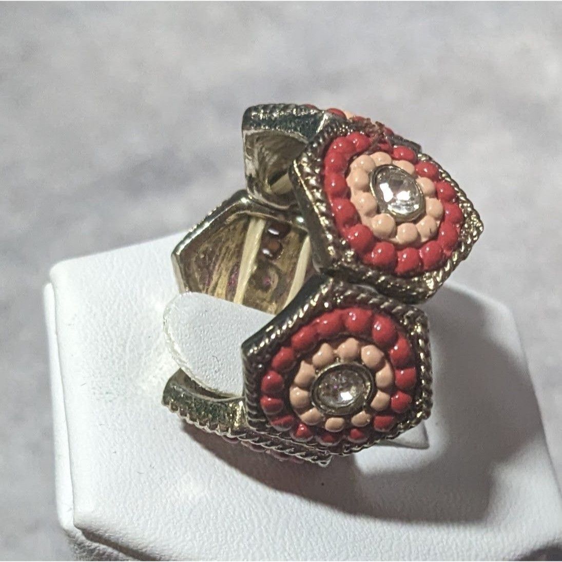 Other Gemmed Bohemian Geometric Stretch Ring Size 7 1/2 Size ONE SIZE - 2 Thumbnail
