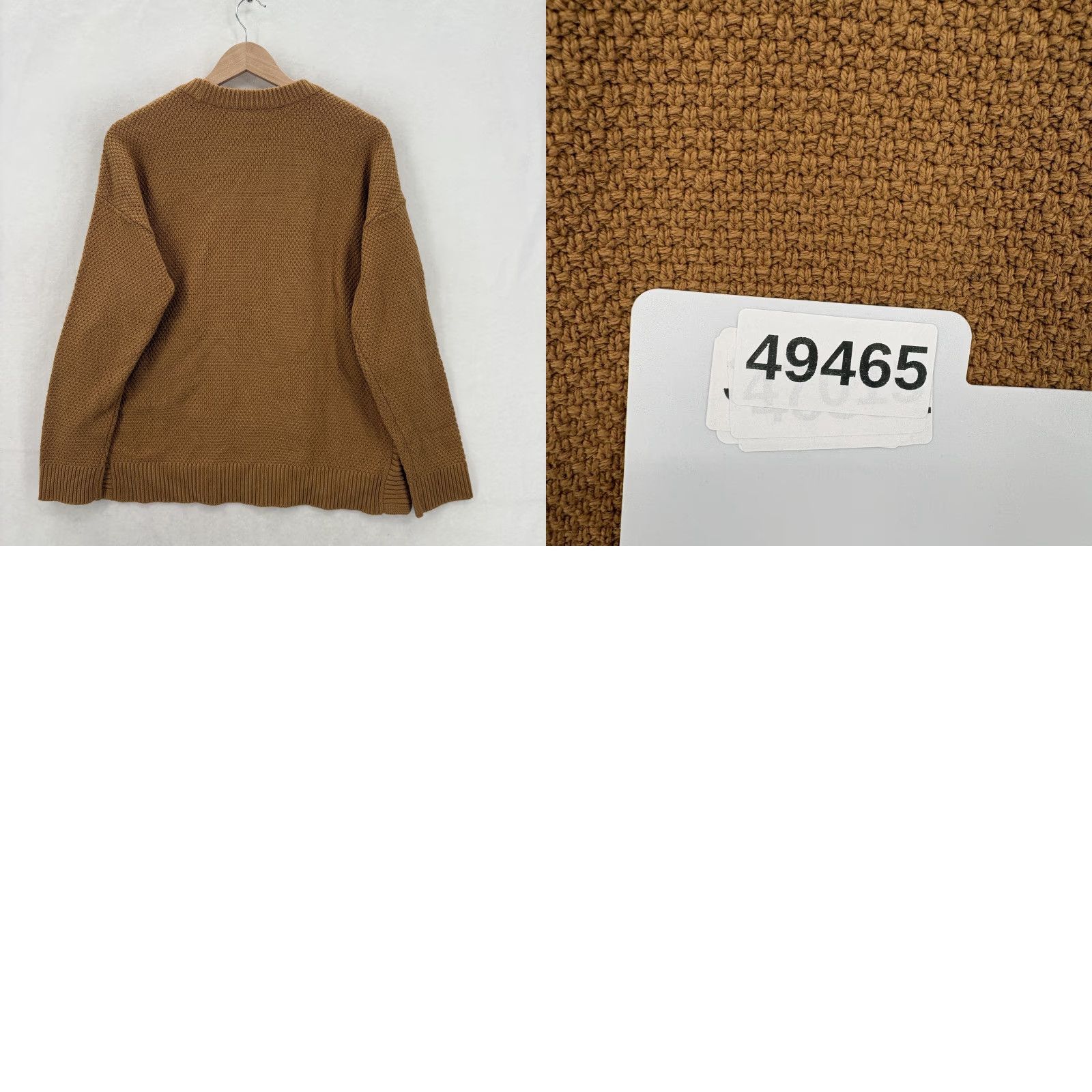 Madewell Madewell Pullover Sweater Womens Large Brown Kristina Ribbed Knit Crew Neck Long Sleeve Solid Vintage No Size L / US 10 / IT 46 - 9 Thumbnail