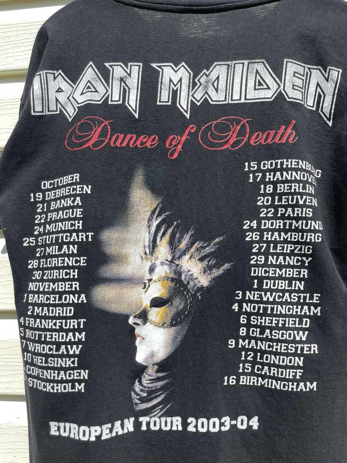 Band Tees Iron Maiden Dance of Death Vintage Y2k Boxy Tour Tee Size US L / EU 52-54 / 3 - 11 Thumbnail