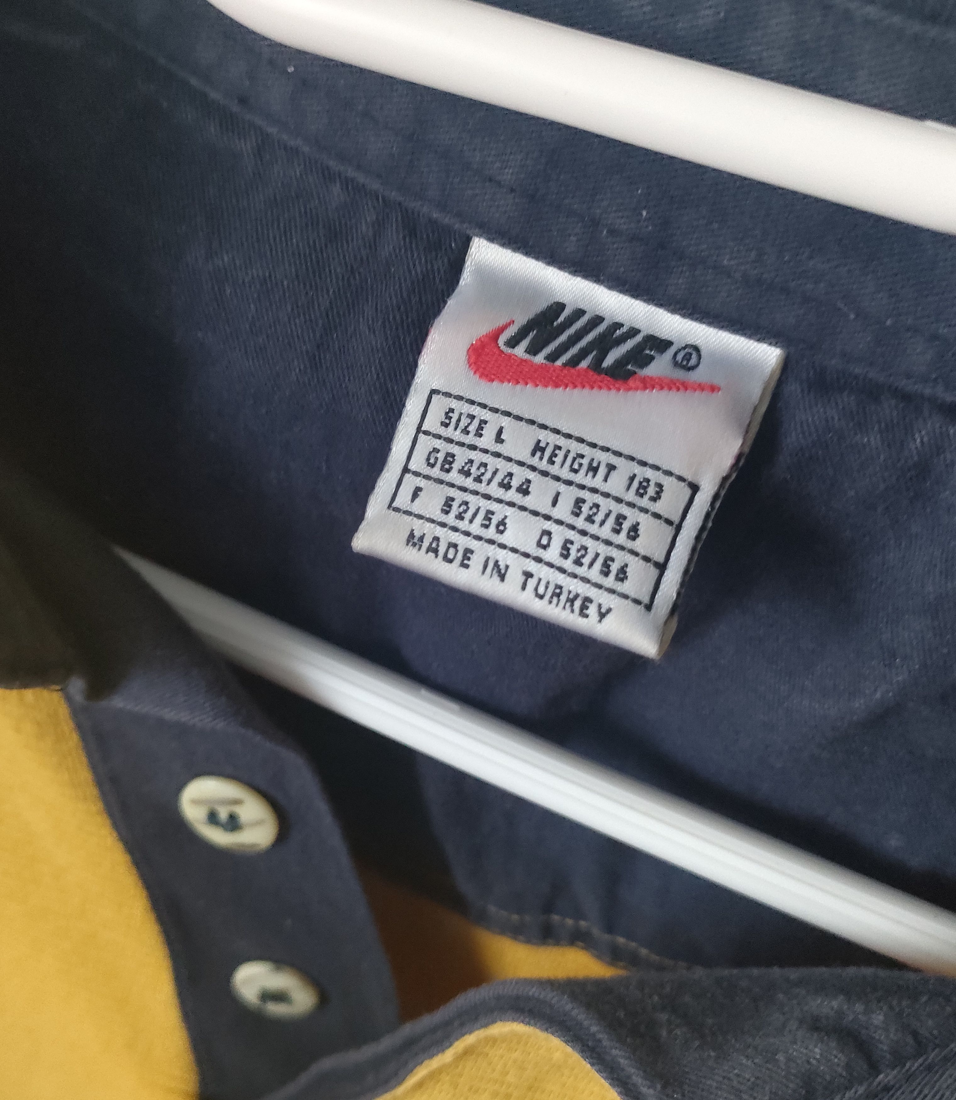 Nike × Vintage Vintage yellow women's sweatshirt 90s Size L / US 10 / IT 46 - 3 Thumbnail