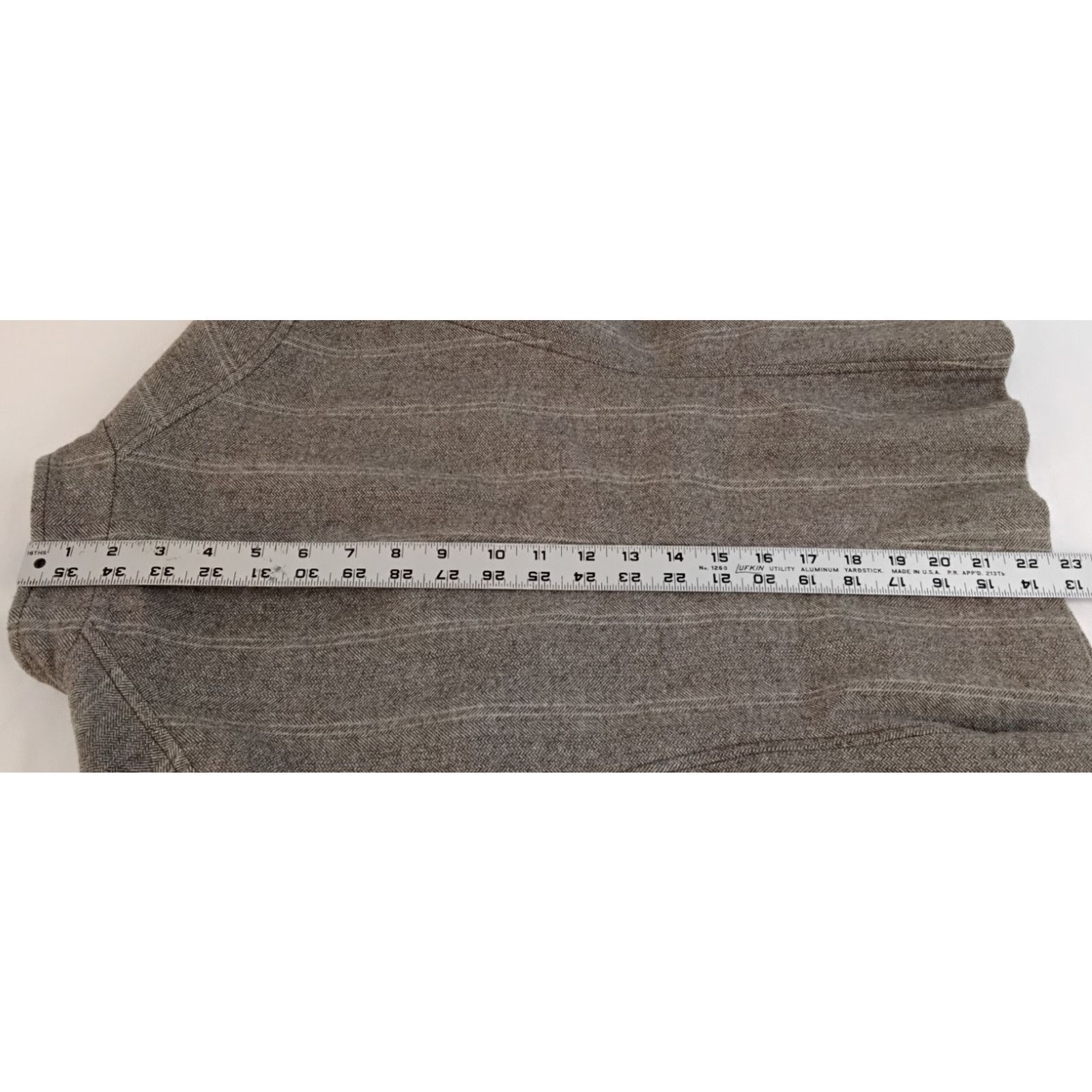 Luciano Barbera Luciano Barbera Blazer Women 42 Herring Bone Gray 100% Wool Size M / US 6-8 / IT 42-44 - 16 Thumbnail