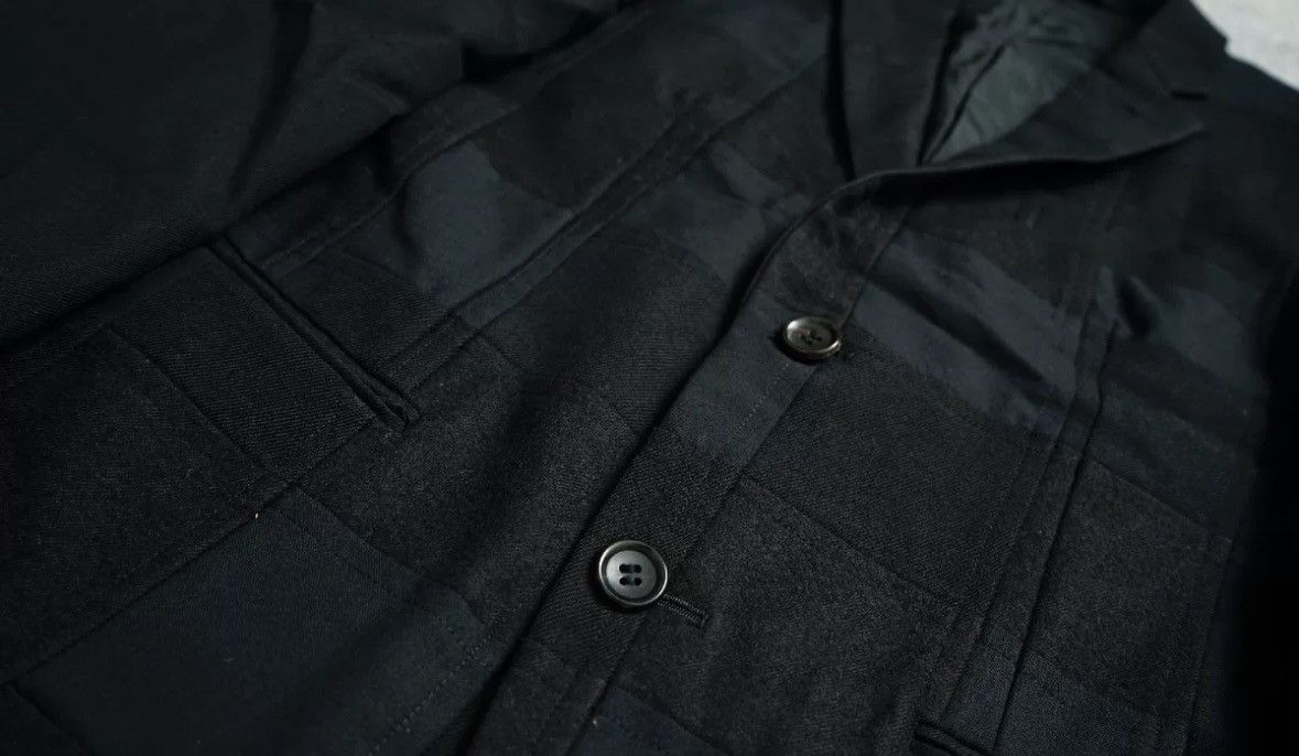 Comme des Garcons Splicing grid suit jacket 2412-Nextarrow Size US S / EU 44-46 / 1 - 6 Thumbnail