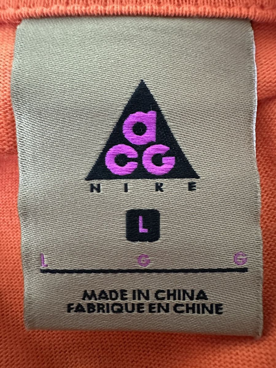 Nike × Nike ACG Nike ACG T Shirt Sportswear Embroidered Short Sleeve Tee Size US L / EU 52-54 / 3 - 6 Thumbnail