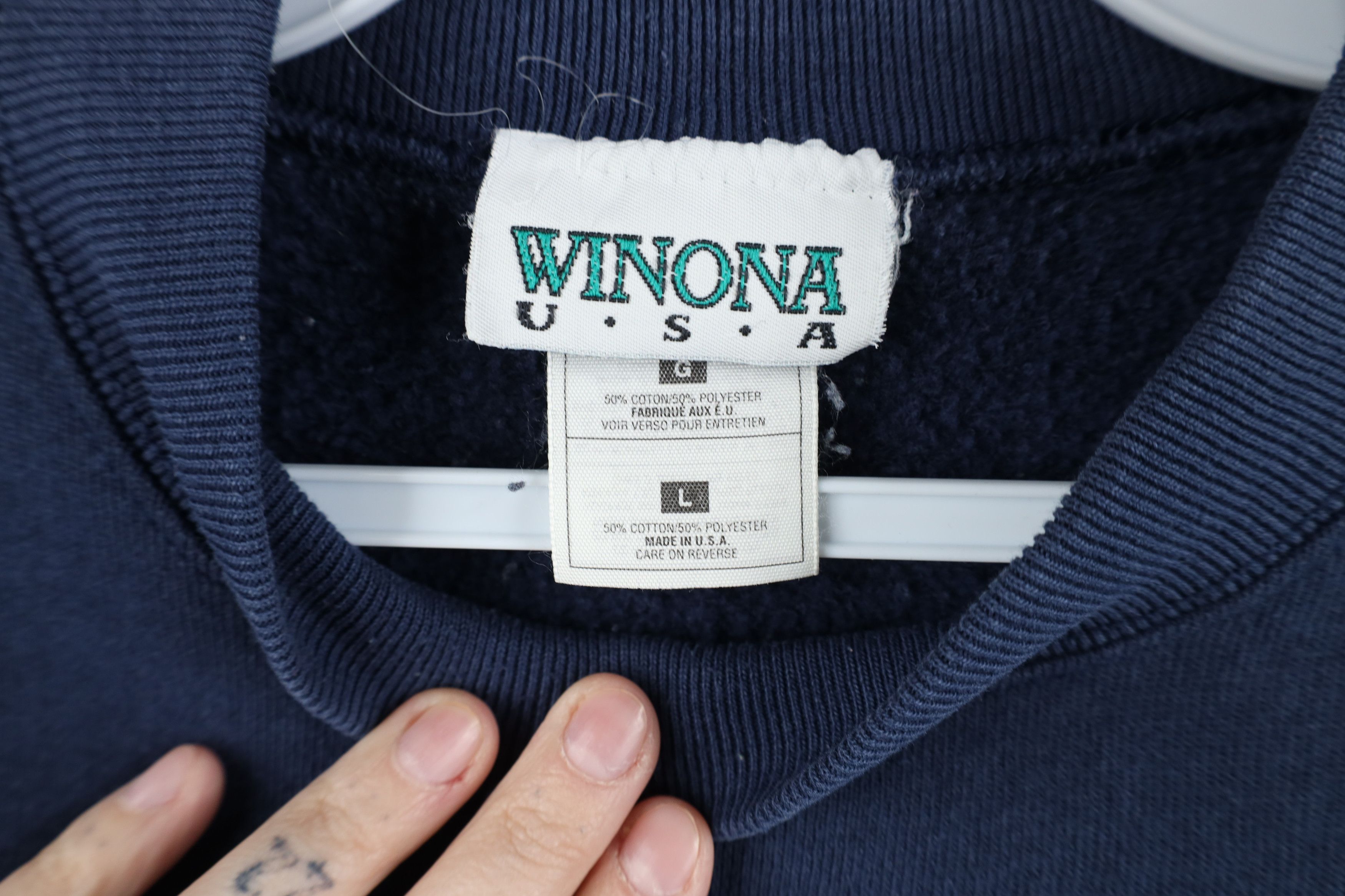 Vintage Vintage 90s Streetwear Nature Bird Up North Sweatshirt USA Size L / US 10 / IT 46 - 9 Thumbnail