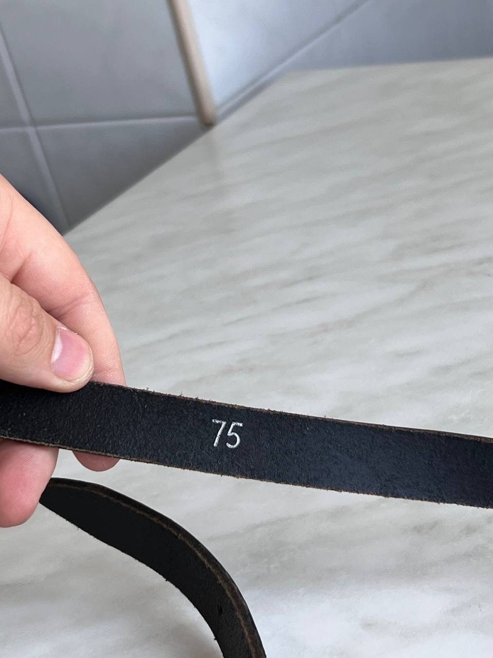 MCM Vintage MCM Italy leather Woman’s belt black 90s heart logo Size 38 - 5 Thumbnail