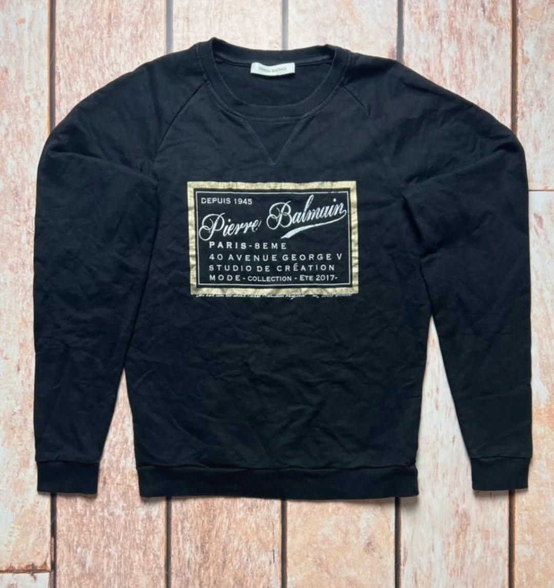 Pierre Balmain Pierre Balmain sweatshirt with a round neckline Size US S / EU 44-46 / 1 - 1 Thumbnail