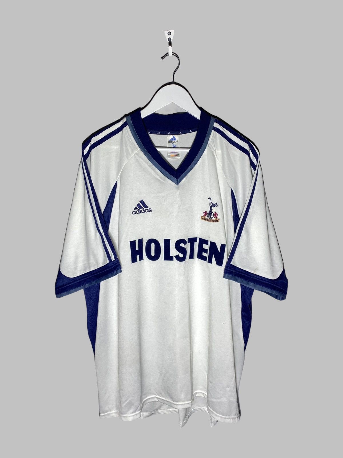 Adidas Vintage Tottenham Hotspur 2001/02 Home Football Shirt Size US XXL / EU 58 / 5 - 1 Thumbnail