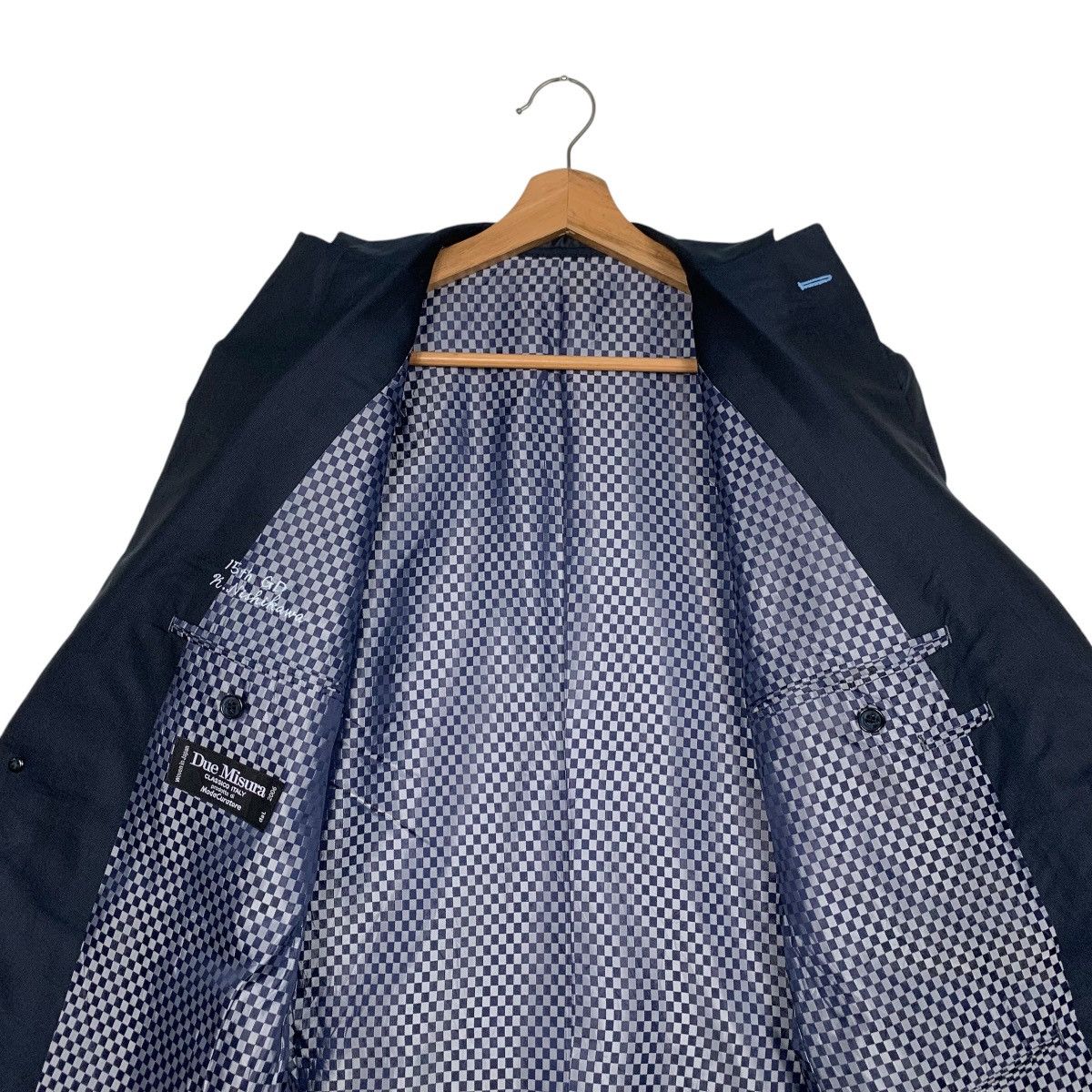 Japanese Brand DUE MISURA Wool Silk Blazer Jacket #2748-C124 Size US M / EU 48-50 / 2 - 12 Thumbnail