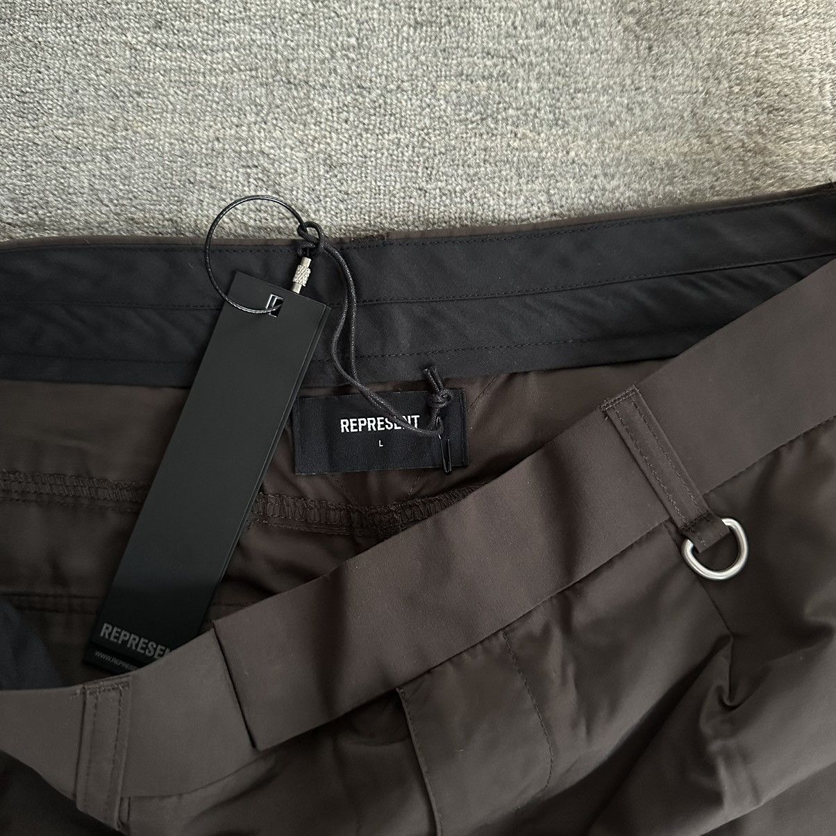 Represent Clo. Represent Tech Cargo Pants Dark Oak (L) Size US 34 / EU 50 - 6 Thumbnail