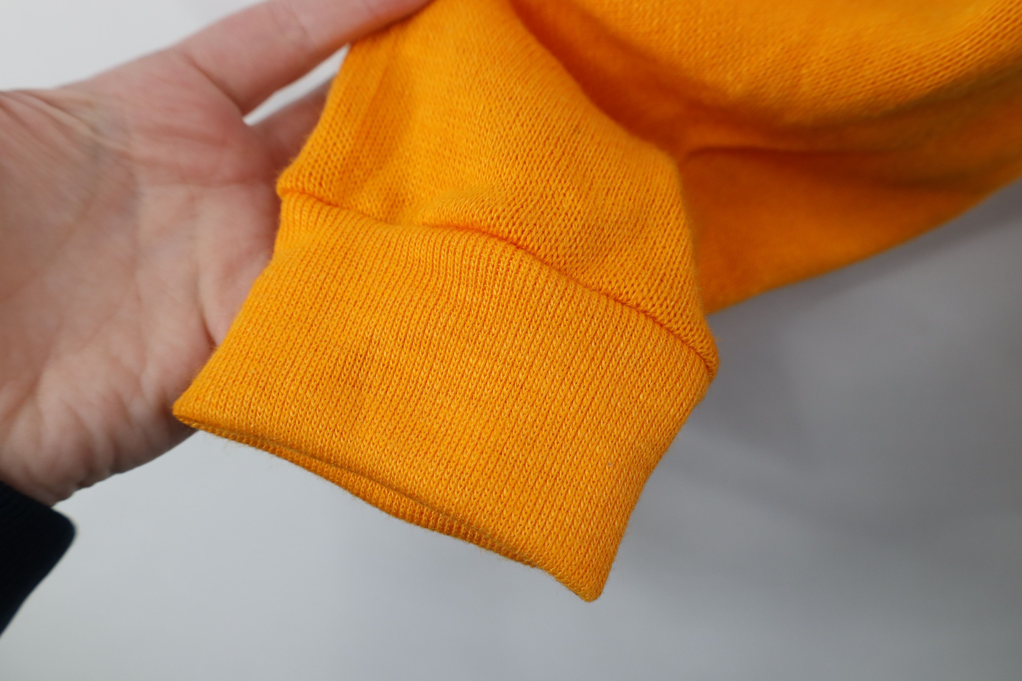 Vintage Deadstock Vintage 70s Streetwear V-Neck Sweater Orange USA Size S / US 4 / IT 40 - 9 Thumbnail