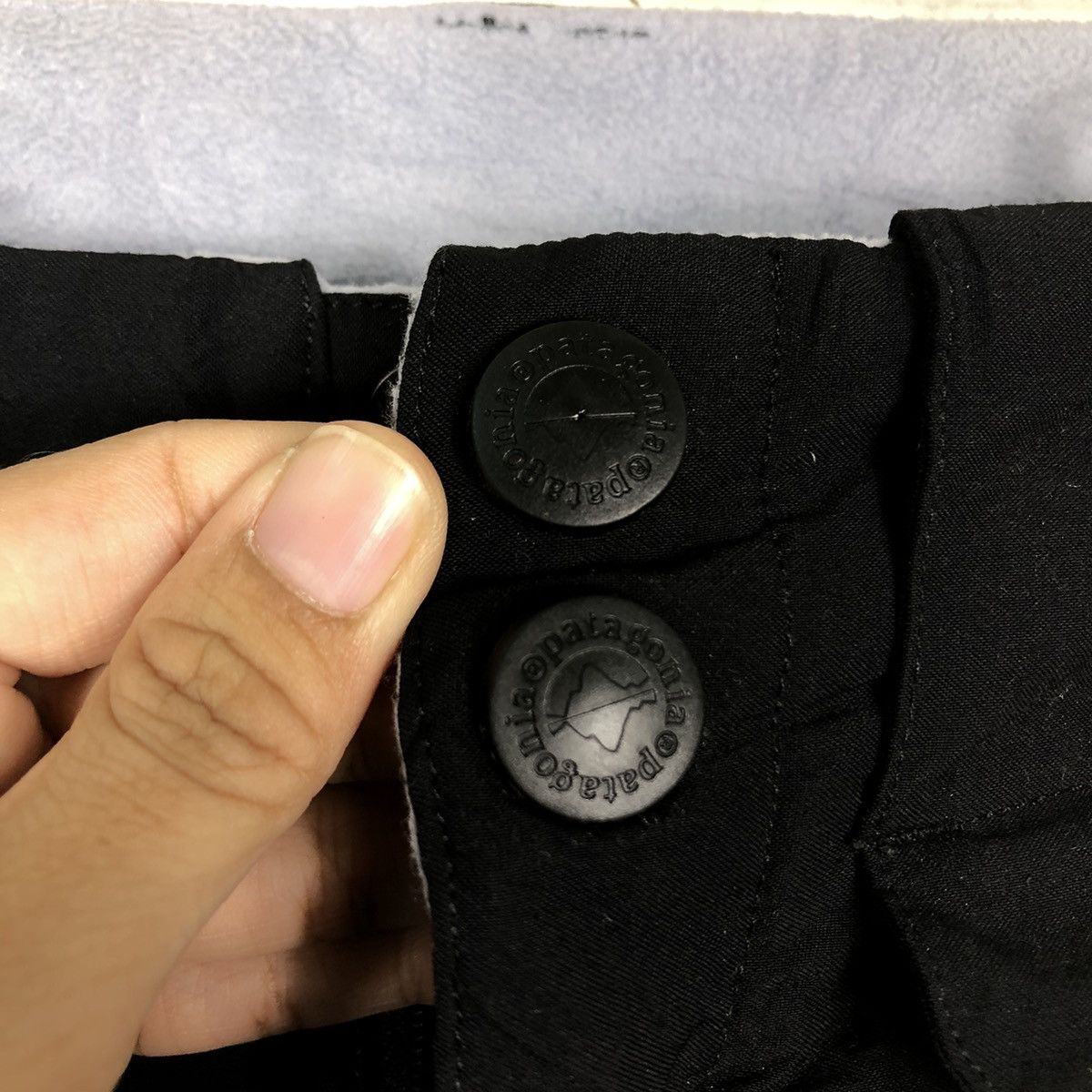 Japanese Brand 🔥Rich Black Cargo Pants Ski Multi Pocket Patagonia Ski Wear Size US 30 / EU 46 - 17 Thumbnail