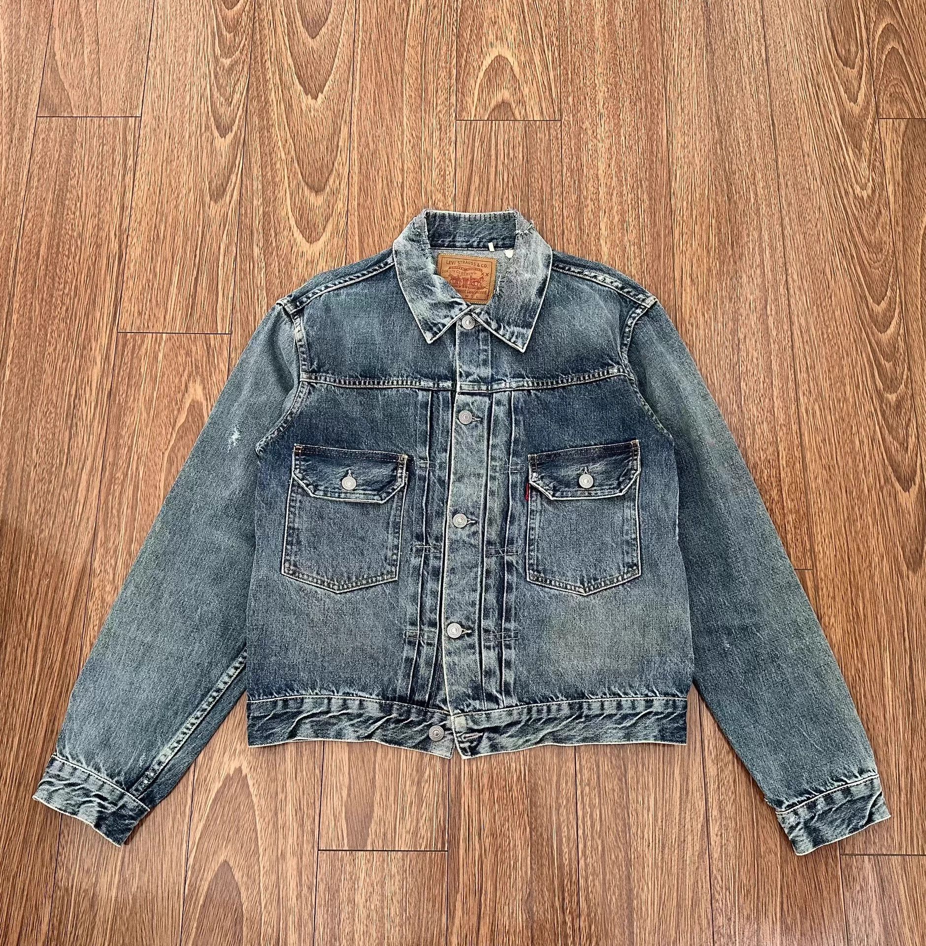 Levi's Levi's LVC Distressed Patched Selvedge Denim Jacket 507 S Size US L / EU 52-54 / 3 - 1 Thumbnail