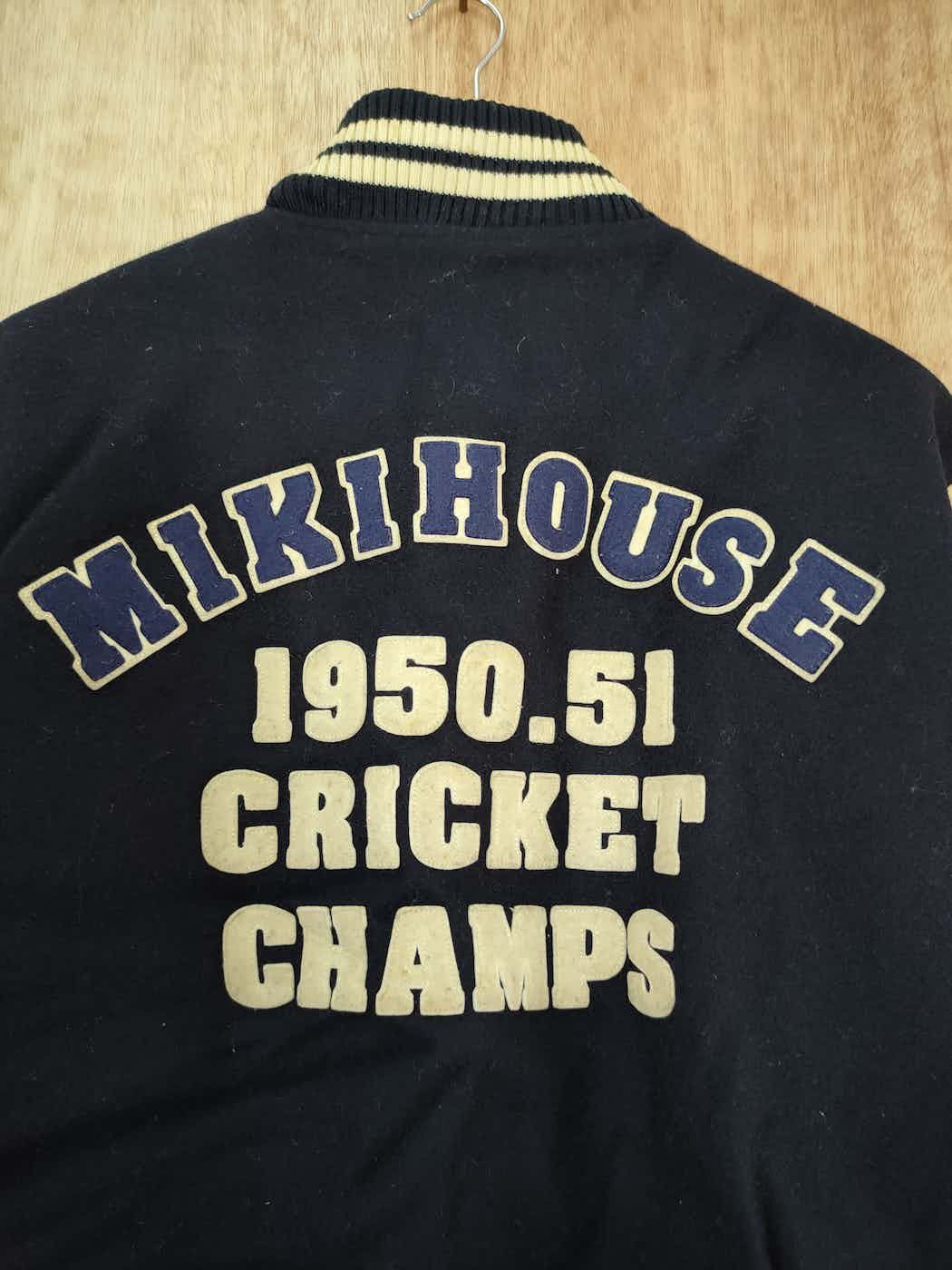 Japanese Brand Miki House Cricket Champ varsity Vtg wool jacket #4104 DLAL Size US M / EU 48-50 / 2 - 9 Thumbnail
