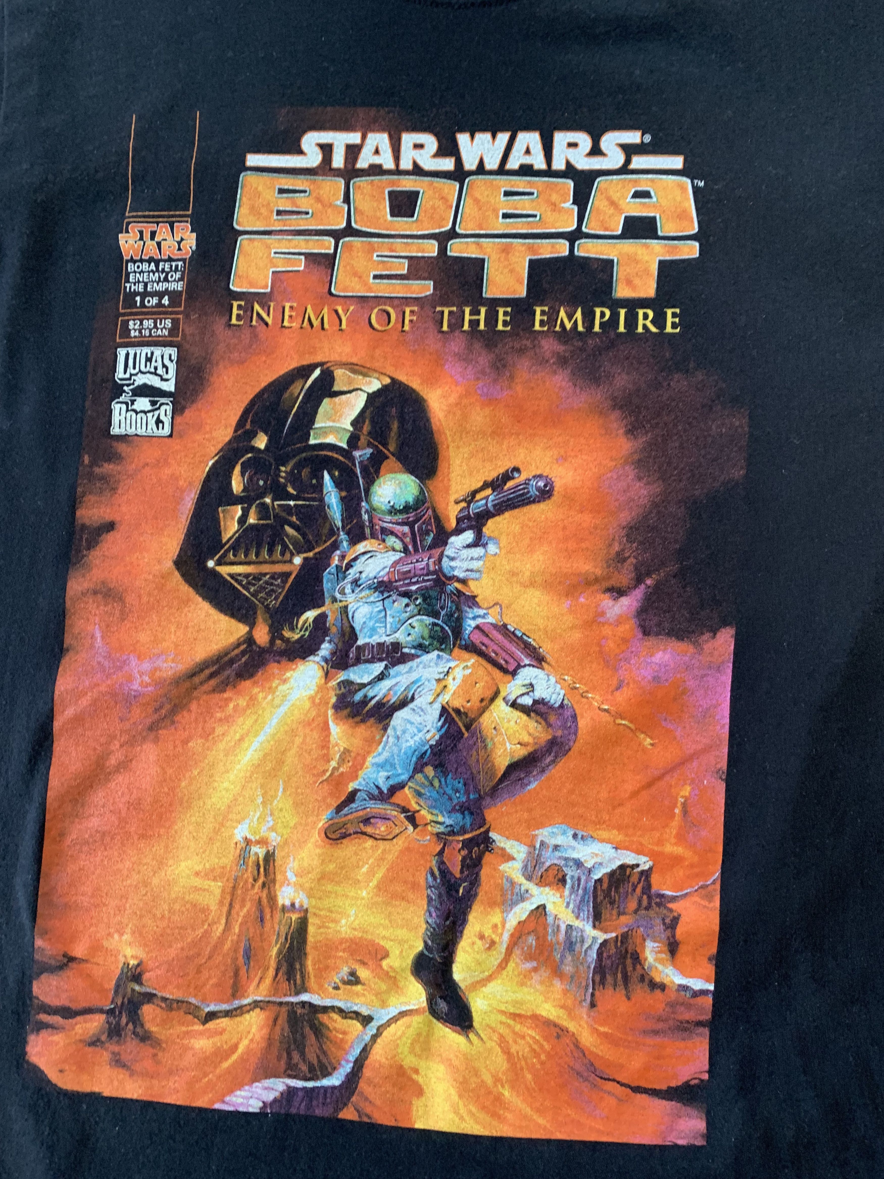 Star Wars × Vintage Vintage Star Wars Boba Fett Enemy Of The Empire T Shirt Size US XS / EU 42 / 0 - 5 Thumbnail