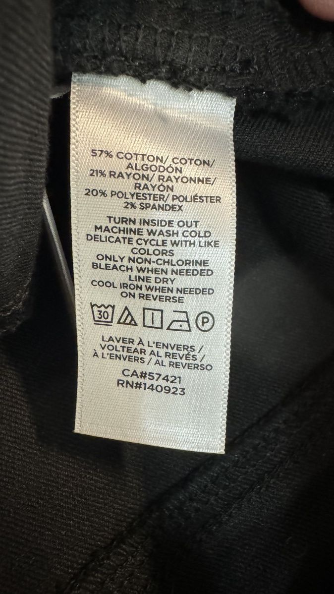 Loft LOFT Shimmer High Rise Skinny Jeans in Black Size 25" / US 0 / IT 36 - 10 Thumbnail