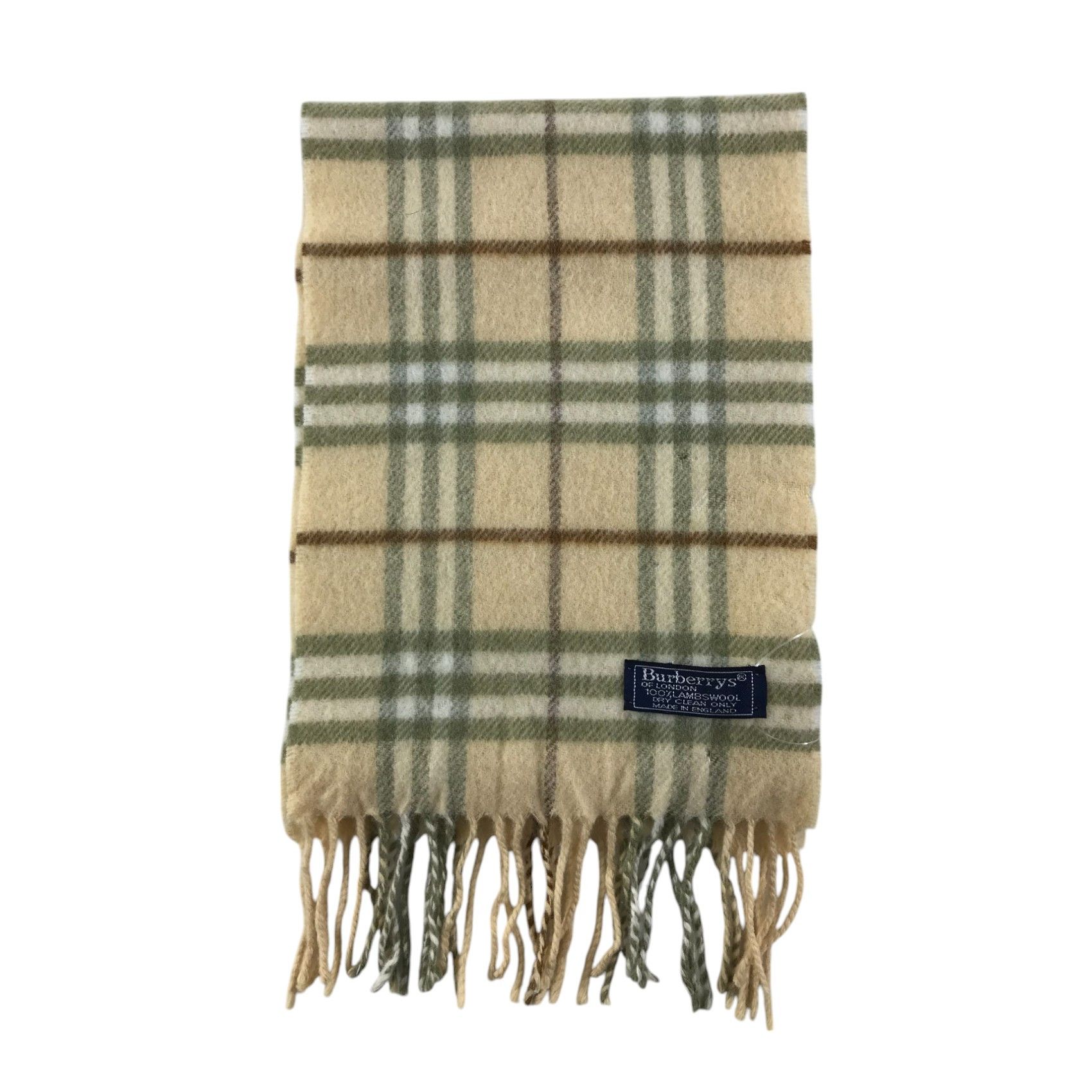 Burberry × Vintage Burberry Scarf / Muffler / Neckwear - WW2409 Size ONE SIZE - 2 Thumbnail