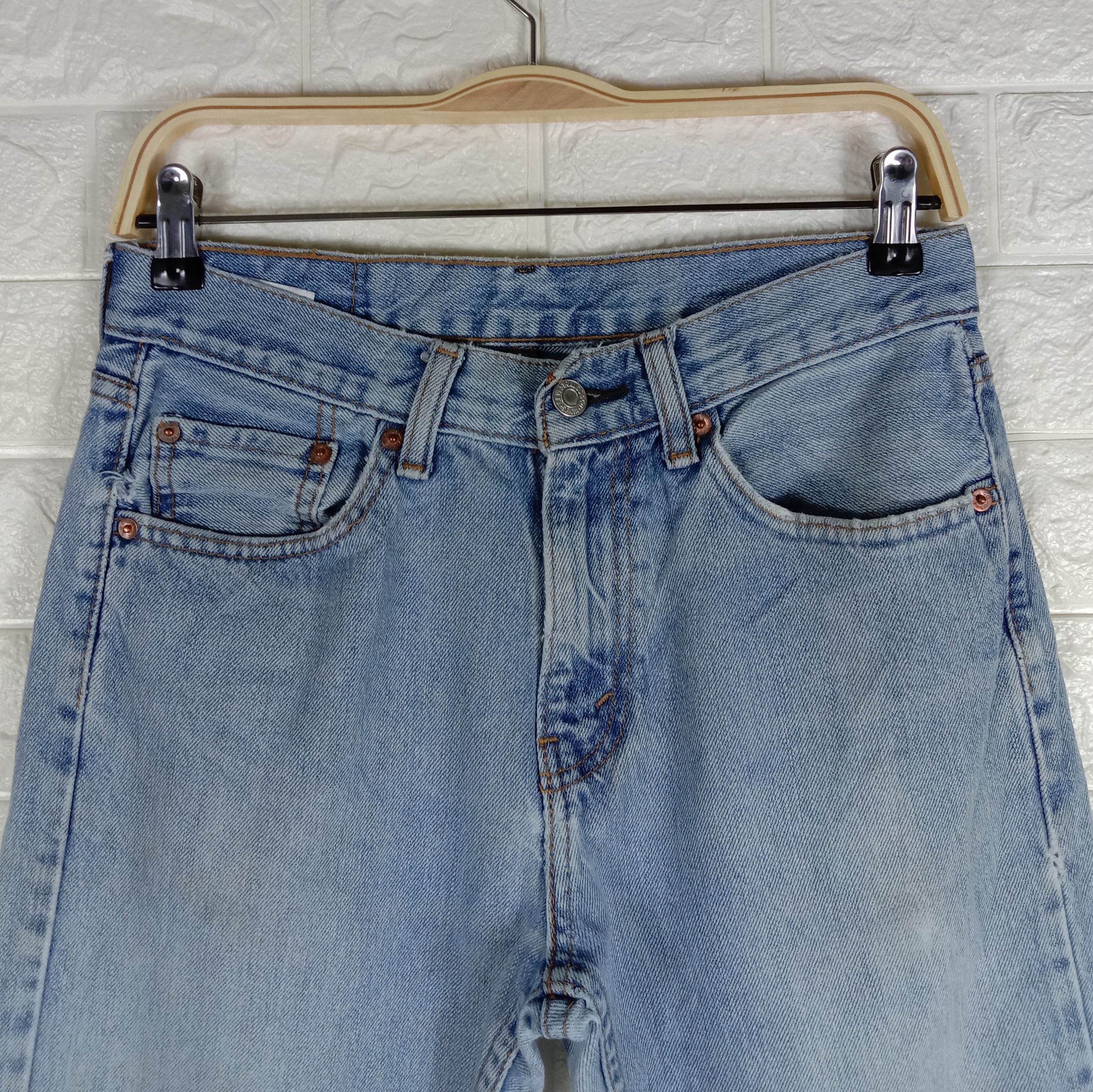 Levi's Vintage Levi's 505 Jeans Light Wash Straight Fit Denim Size US 29 - 2 Thumbnail