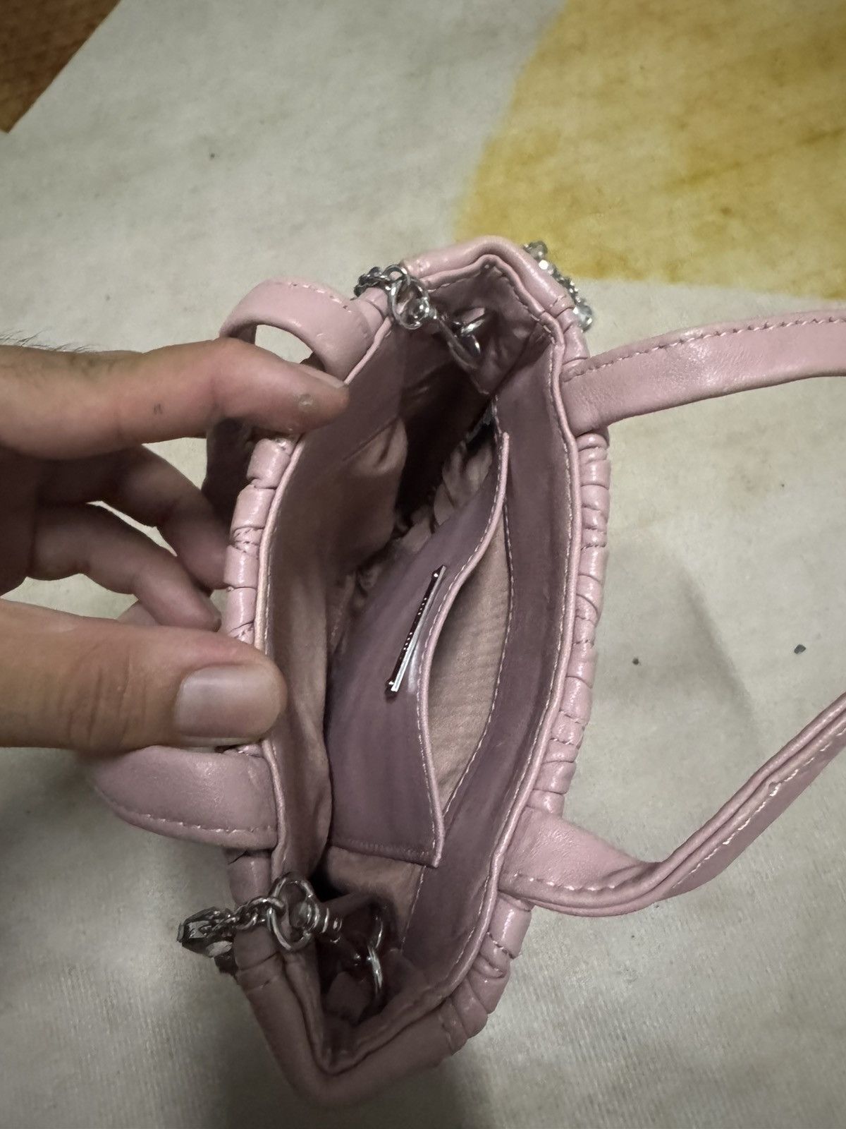 Miu Miu Miu miu crystal leather handbag Size ONE SIZE - 11 Thumbnail