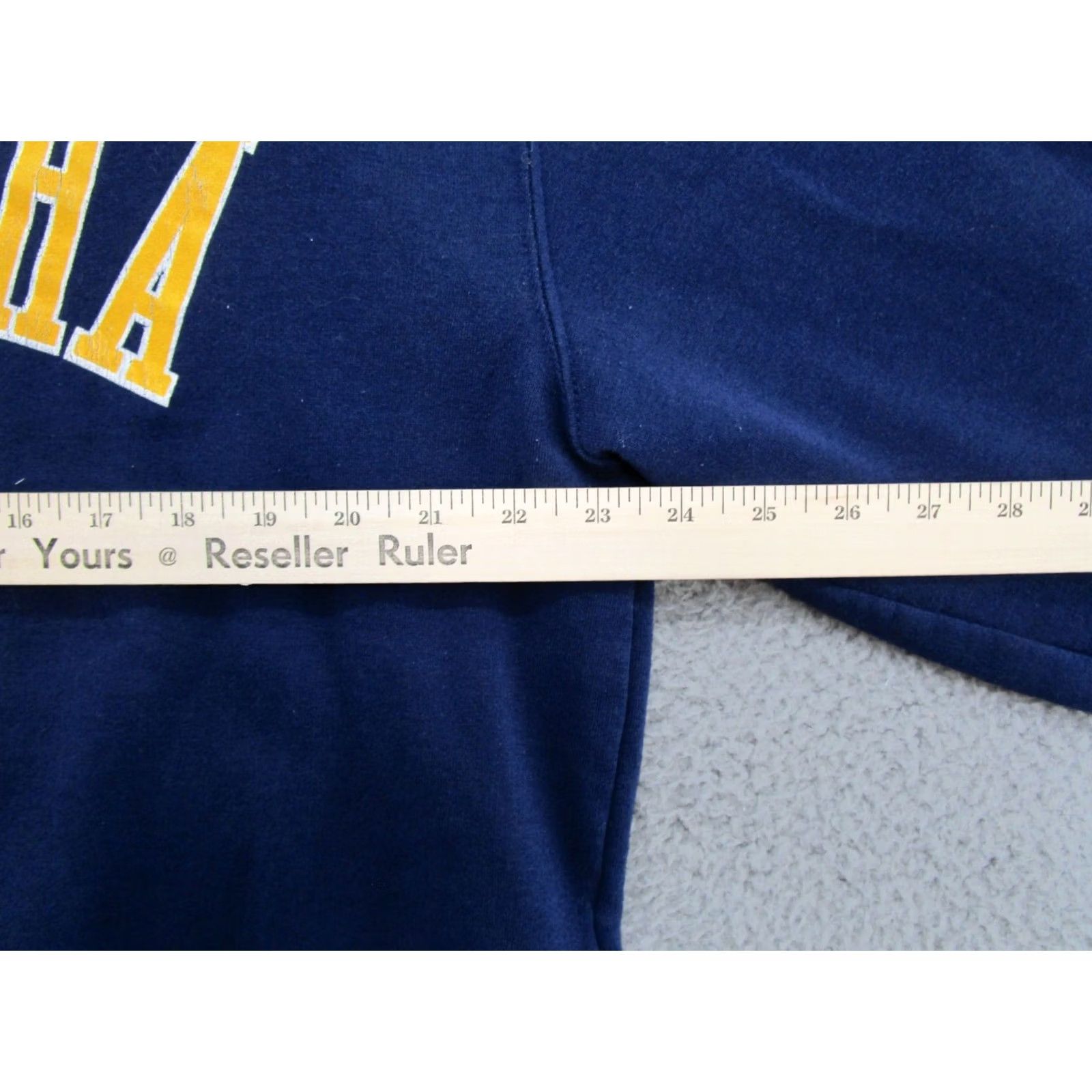 Spell VINTAGE Gear for Sports Waukesha Tech Men's Blue Spell Out Hoodie Sweatshirt XL Blue Pullover Sports Hooded Mens Shirts sweatshirt Size US XL / EU 56 / 4 - 6 Thumbnail