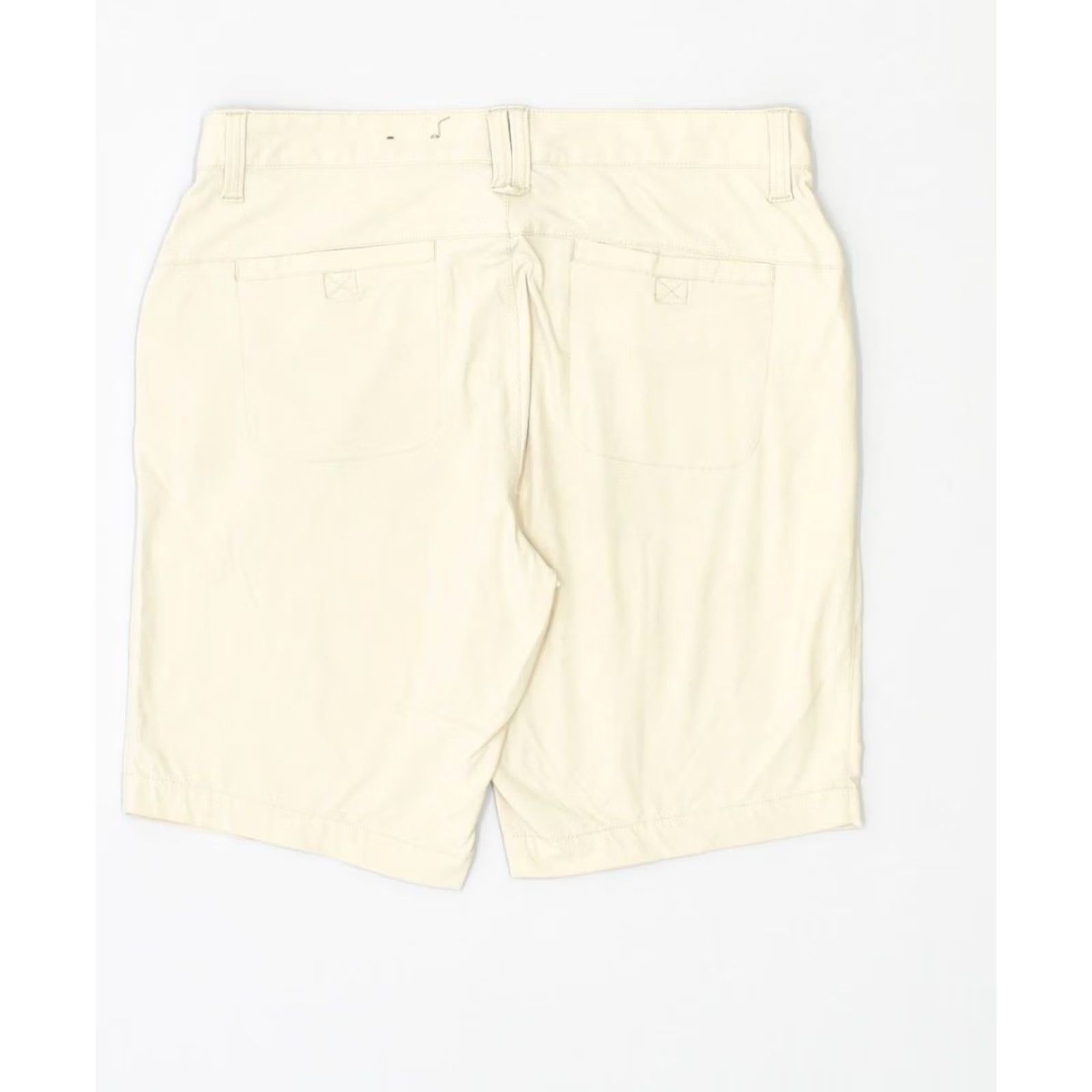 Eddie Bauer Eddie Bauer Womens Casual Shorts US 4 Small W32 Beige Nylon Low Waist Size 28" / US 6 / IT 42 - 2 Thumbnail