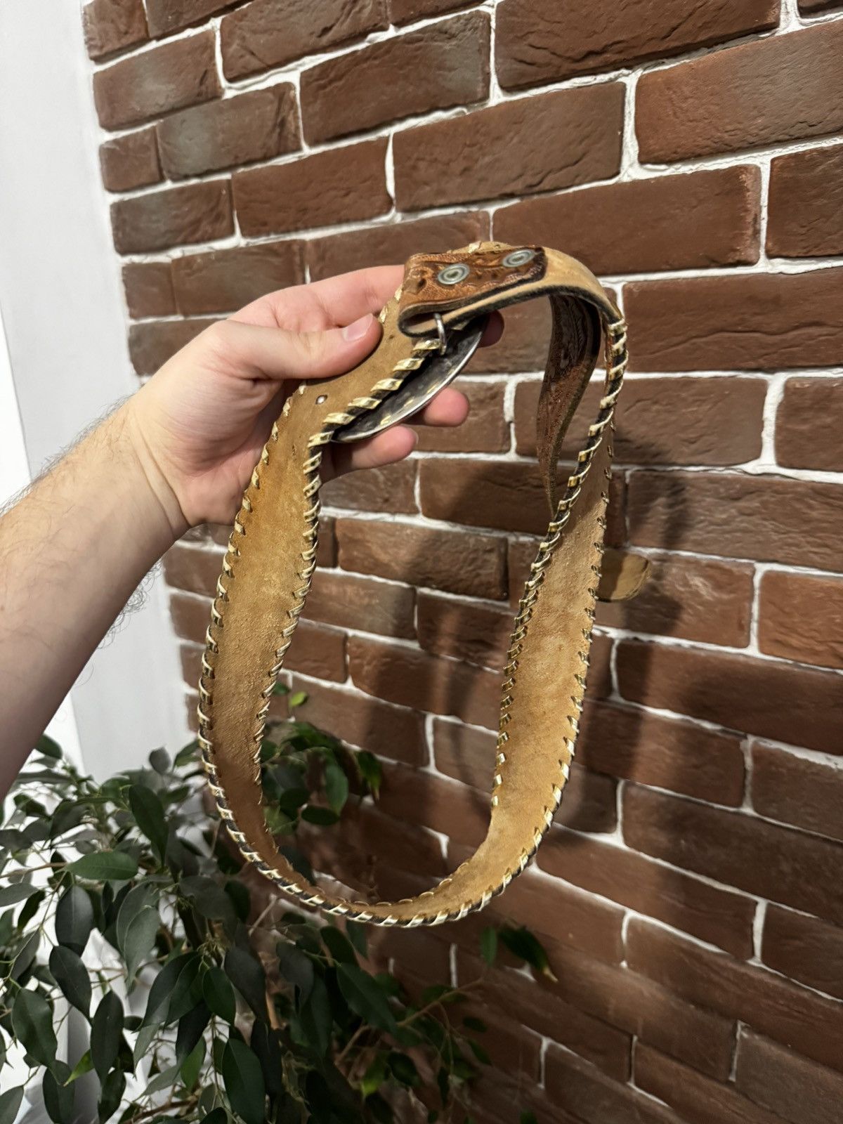 Other Vintage 90s Drip USA Belt Avant Garde Hype Streetwear Size 30 - 5 Thumbnail