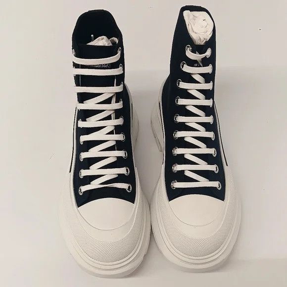 Alexander McQueen Alexander McQueen Tread Slick Hi Top Sneakers - EU43/US10 Size US 10 / EU 43 - 3 Thumbnail