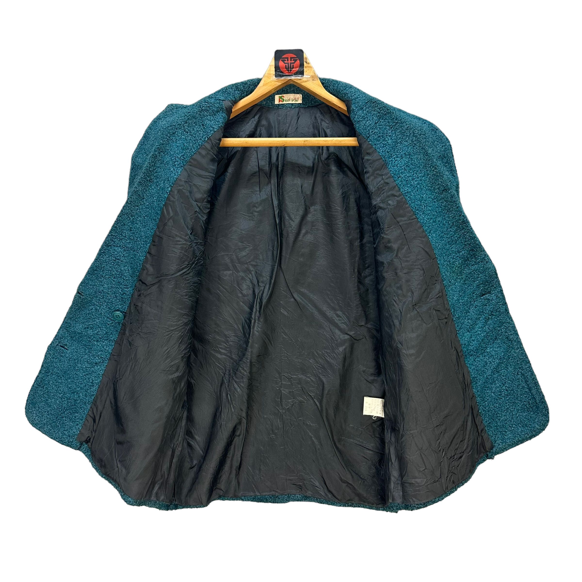 Issey Miyake RARE💥 80's ISSEY SPORT DOUBLE BREASTED COAT JACKET 7664-162 Size M / US 6-8 / IT 42-44 - 6 Thumbnail