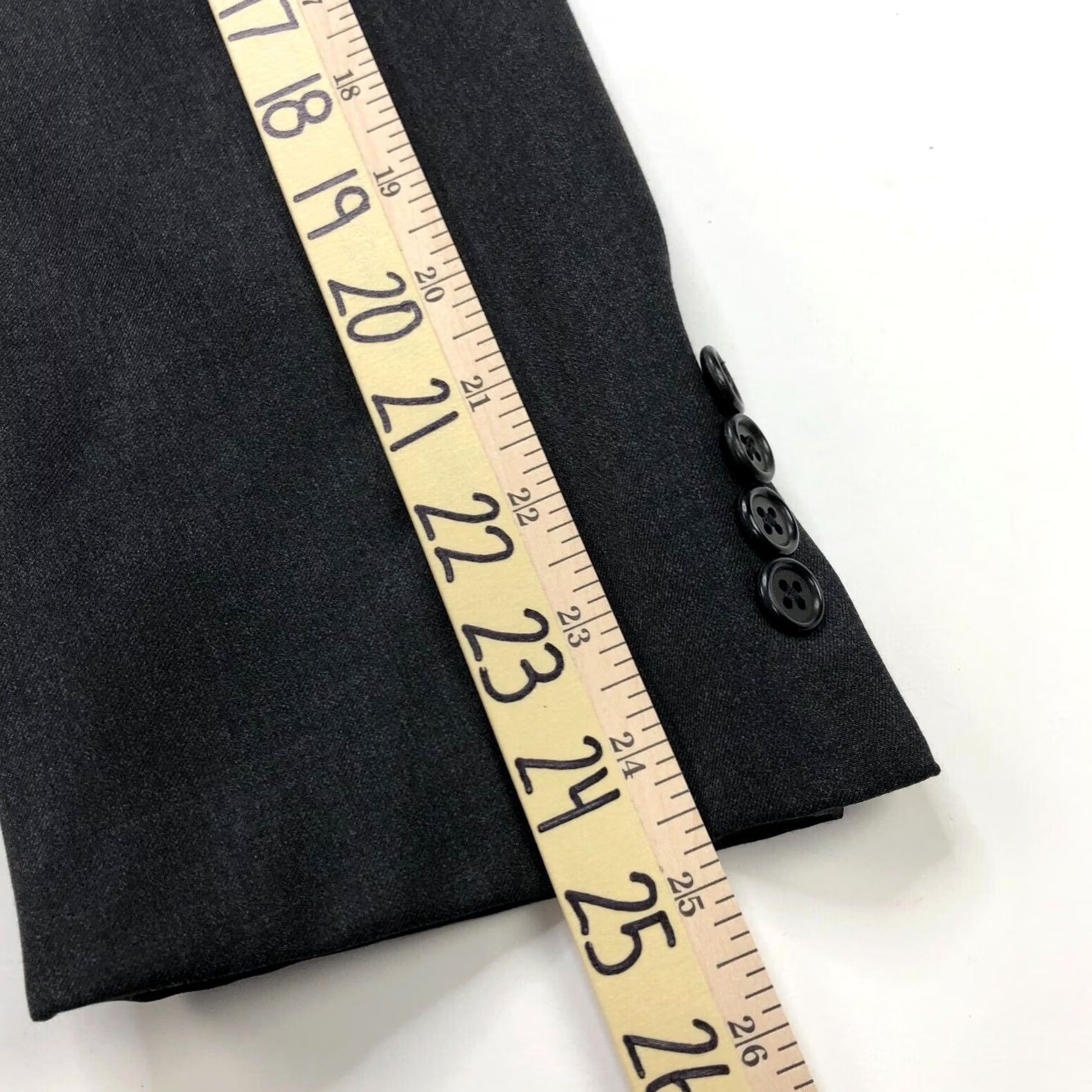 Vintage Hickey Freeman Gray Blazer Sport Jacket 42R Loro Piana Super 120's Tasmanian Men Size 42R - 7 Thumbnail