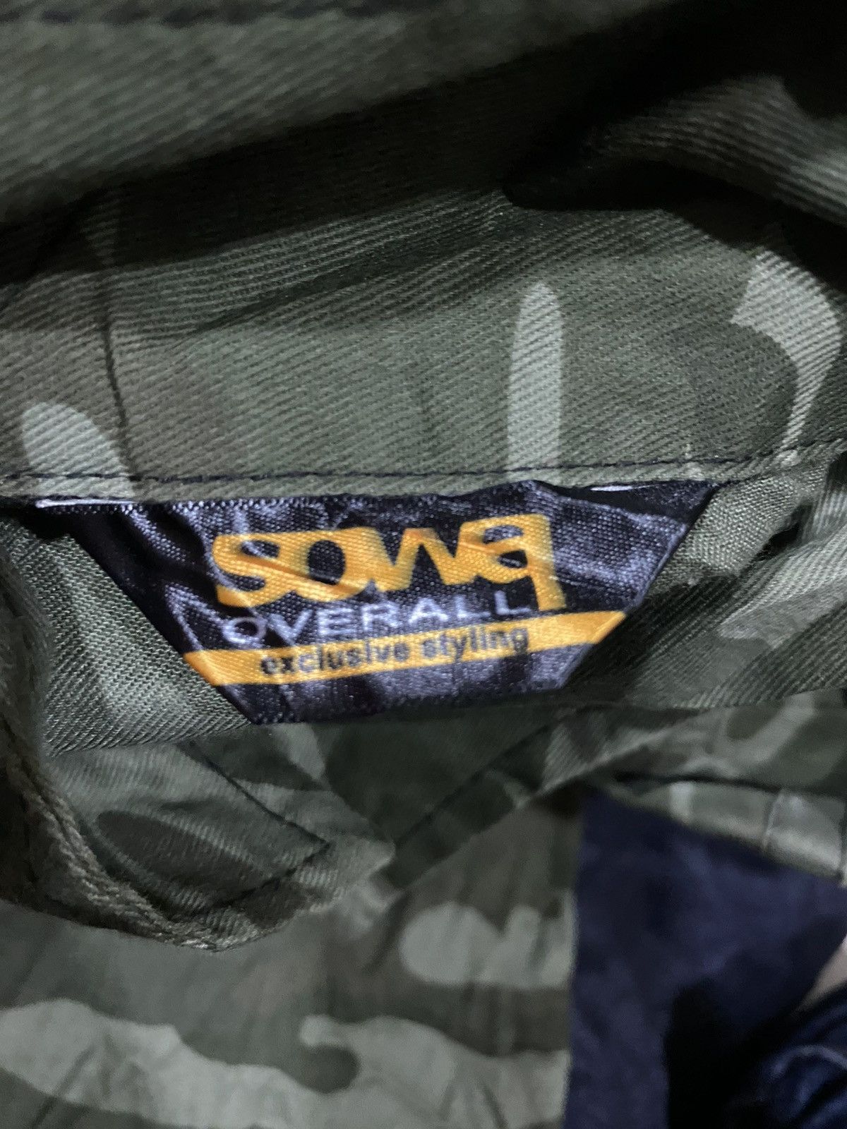 Japanese Brand × Vintage Army Camo Coverall Size US L / EU 52-54 / 3 - 6 Thumbnail