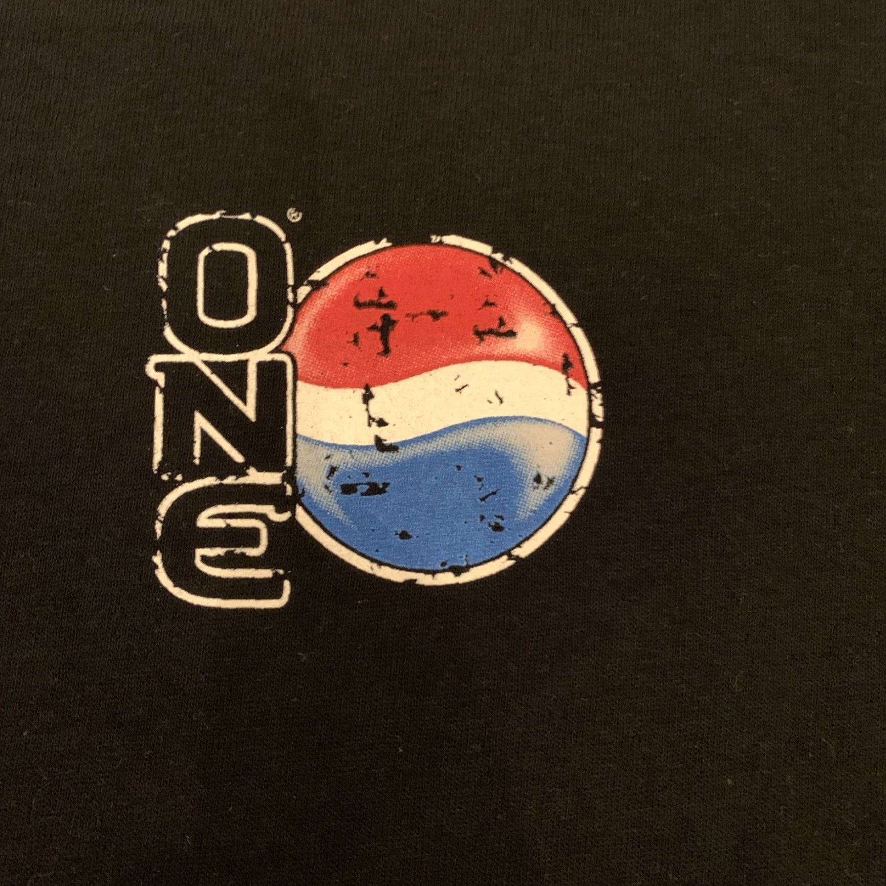 Vintage VINTAGE Pepsi One T-Shirt Short Sleeve Size L Black Mens Size US L / EU 52-54 / 3 - 2 Thumbnail