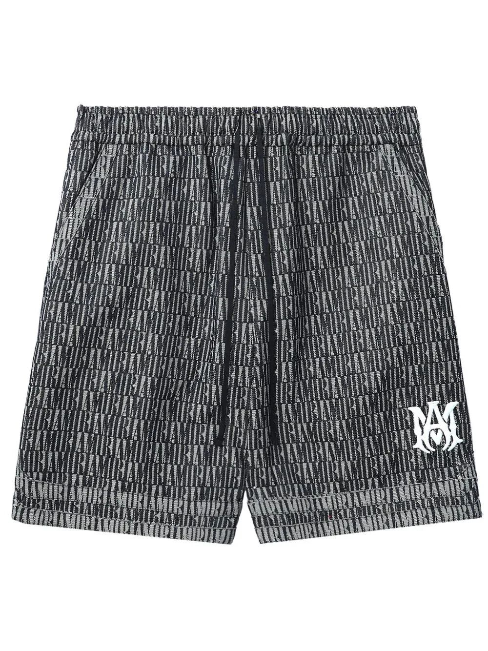 Amiri o1gr1nt1024 Jacquard Bb Short in Washed Indigo Size US 34 / EU 50 - 1 Thumbnail