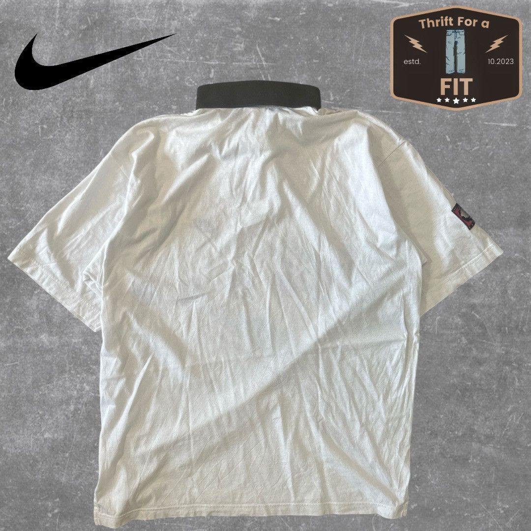 Nike Vintage 90's Nike Challenge Court Andre Agassi Tennis Polo Size US L / EU 52-54 / 3 - 2 Thumbnail