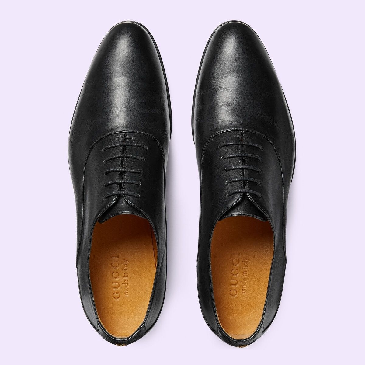 Gucci o1s1wg110125 Lace-Up Shoes With Double G in Black Size US 12.5 / EU 45-46 - 5 Thumbnail