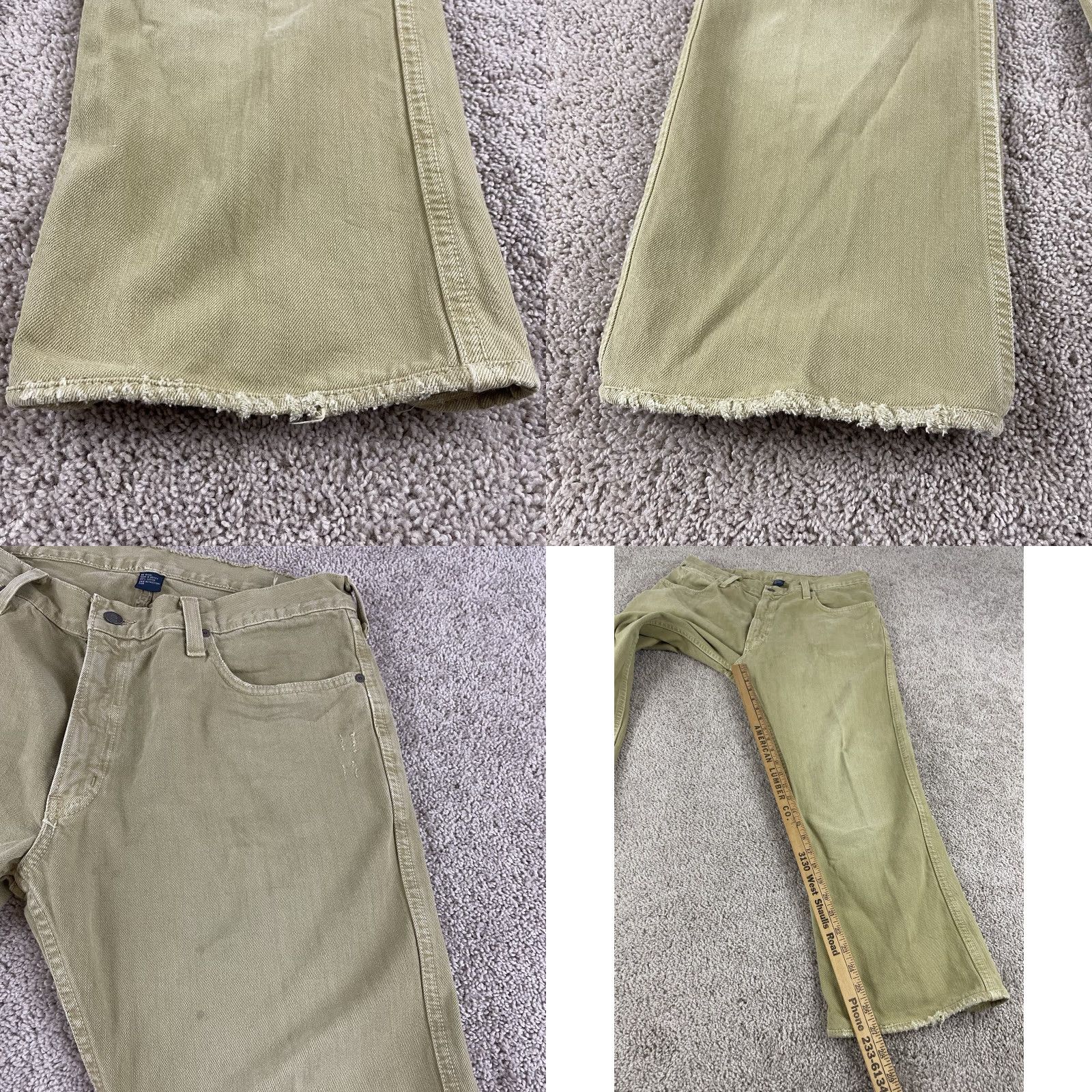Polo Ralph Lauren VINTAGE Polo Ralph Lauren Adirondack Pants 36x30 Corduroys Tan 90s Heritage Vintage Mens Regular Straight Pockets Belt Loops Weathered Sanforized Size US M / EU 48-50 / 2 - 8 Thumbnail