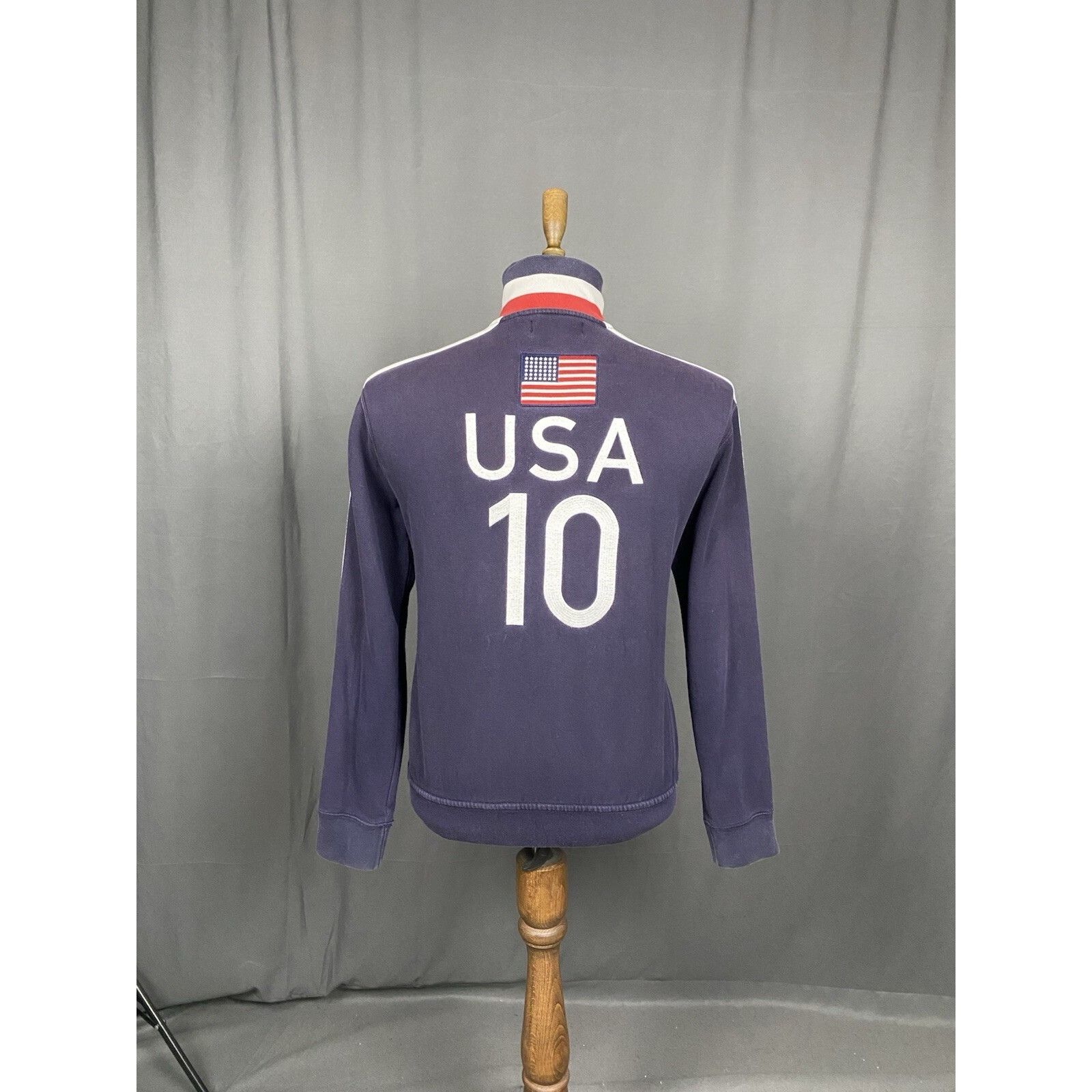Polo Ralph Lauren Polo Ralph Lauren USA Team Men's Blue Full Zip High Neck Swe Size US M / EU 48-50 / 2 - 7 Thumbnail