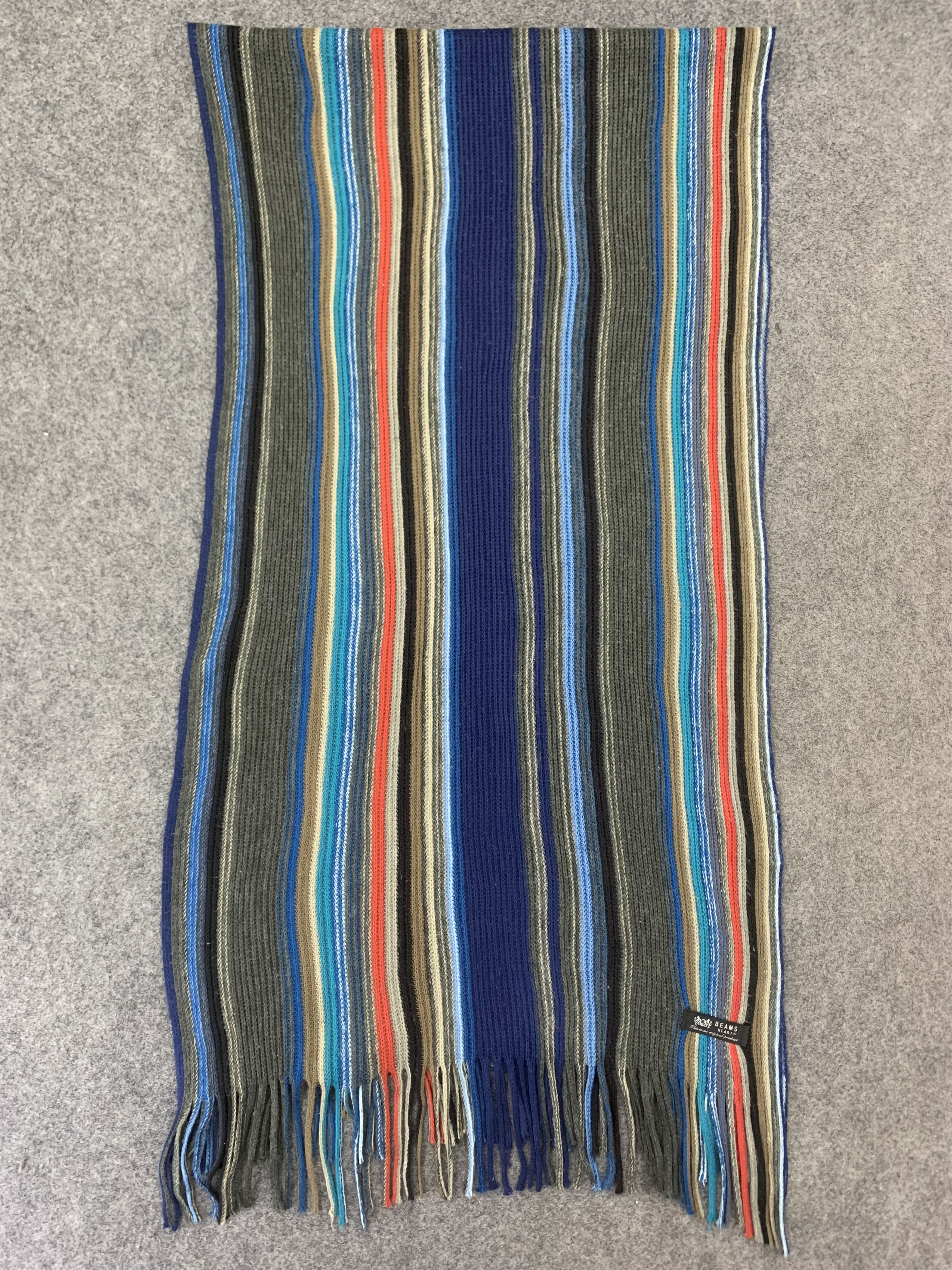 Beams Japan Beams Scarf Wool Muffler Neck Wrap BL3139 Size ONE SIZE - 2 Thumbnail