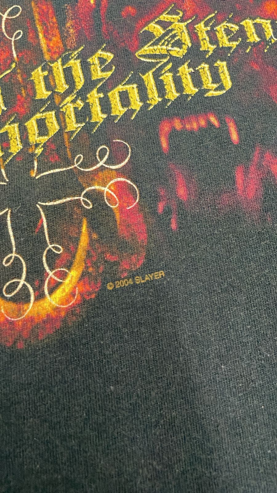 Band Tees Vintage Slayer Spill the blood longsleeve trash metal Size US M / EU 48-50 / 2 - 4 Thumbnail