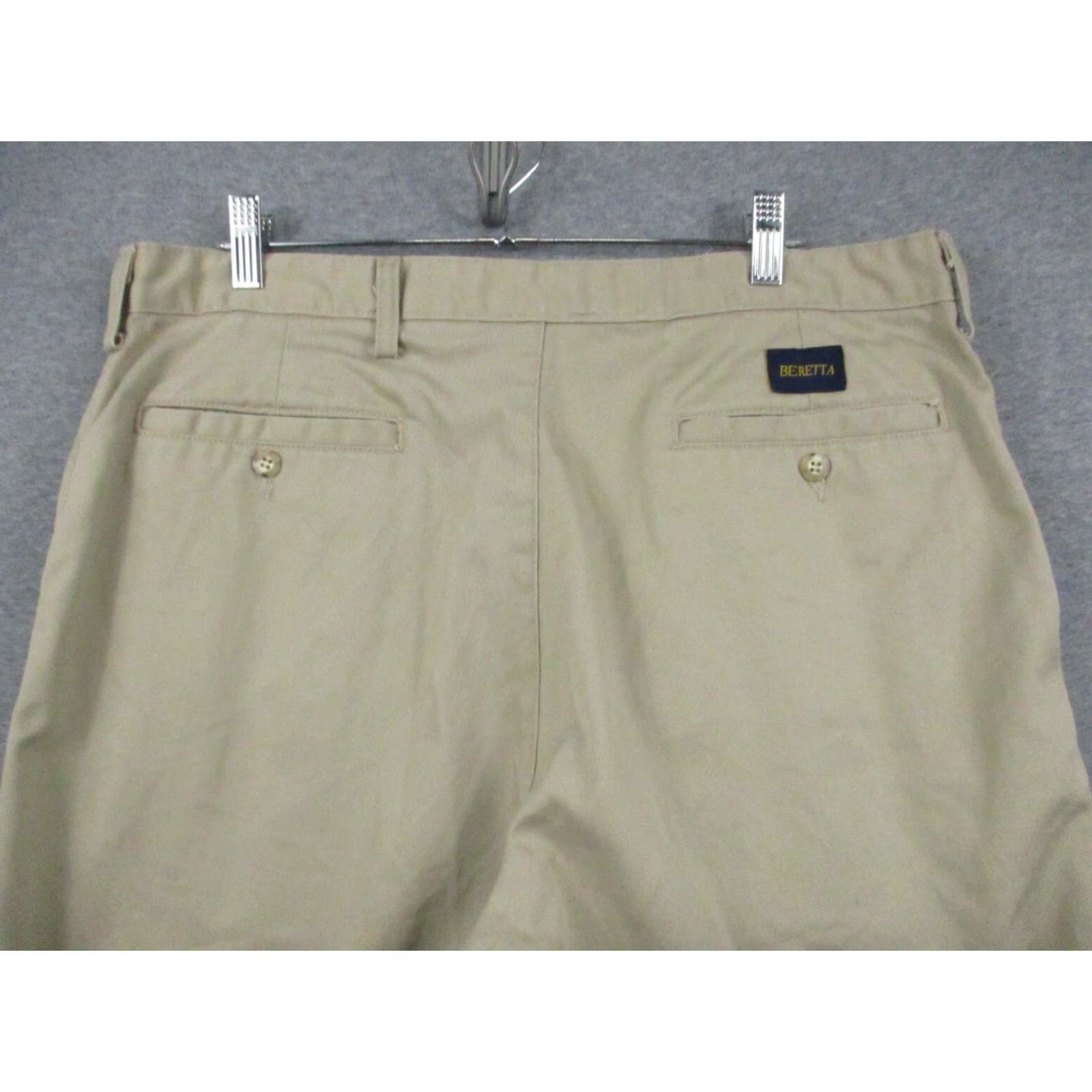 Vintage VINTAGE Beretta Pants Khaki 36x30 Cotton Straight Leg USA Mens Pants Size US 36 / EU 52 - 6 Thumbnail
