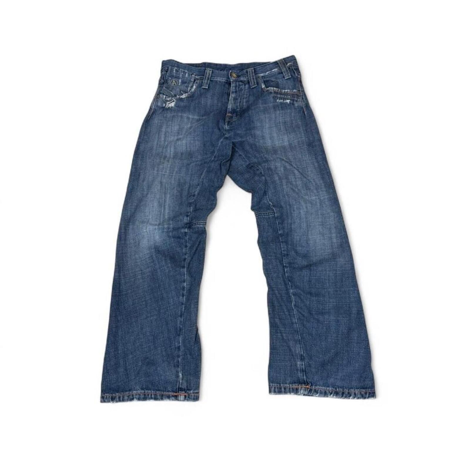True Religion Y2K style G star raw unique design denim jeans Size 31" - 1 Thumbnail