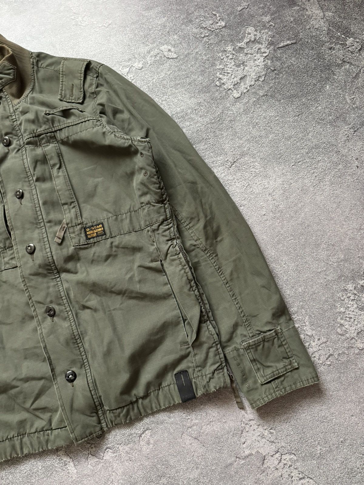 G-Star G star raw M/L cargo vintage bondage jacket military bomber Size US L / EU 52-54 / 3 - 9 Thumbnail