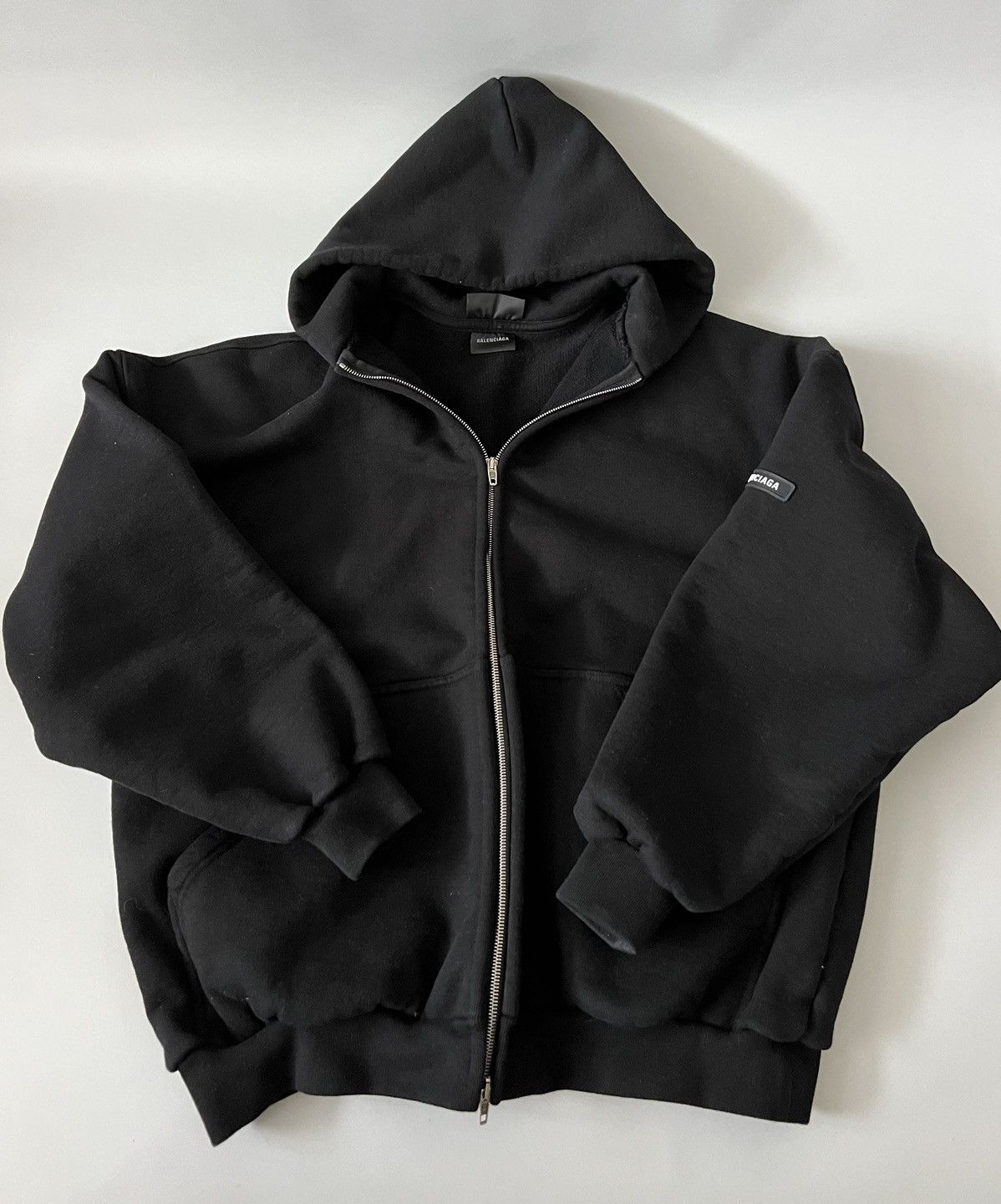 Balenciaga Balenciaga Heavy Zip Up Hoodie Size US S / EU 44-46 / 1 - 5 Thumbnail