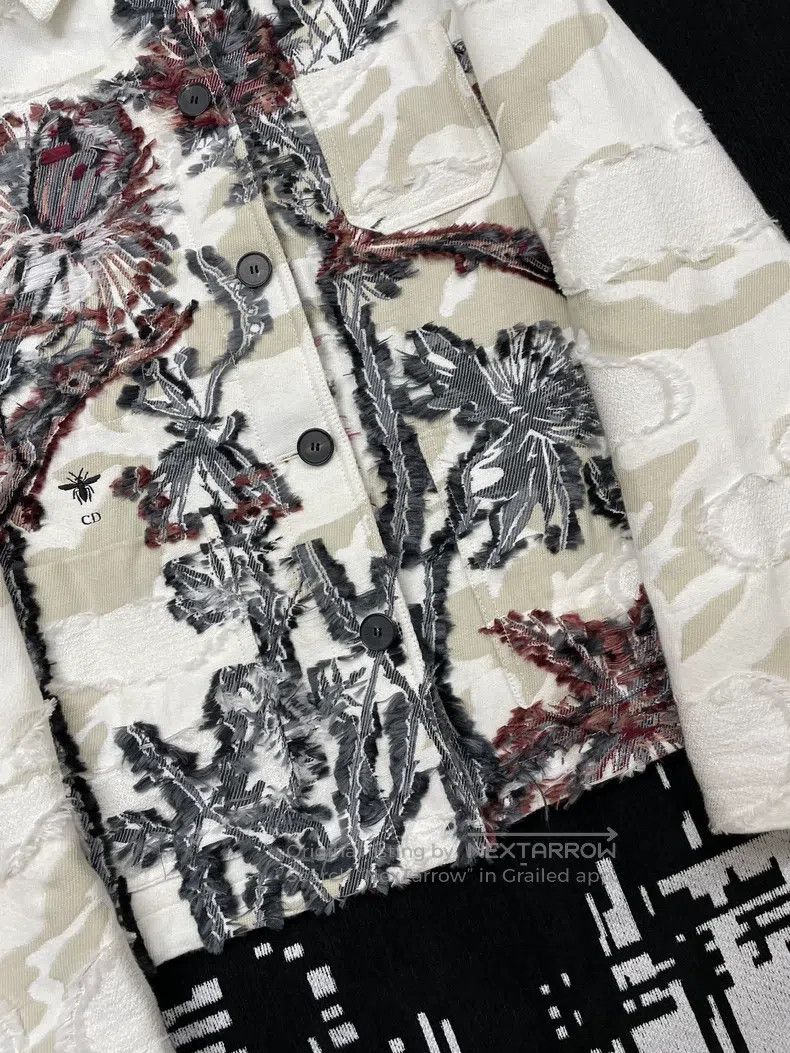 Dior Dior Three-dimensional embroidered jacket Size XS / US 0-2 / IT 36-38 - 2 Thumbnail