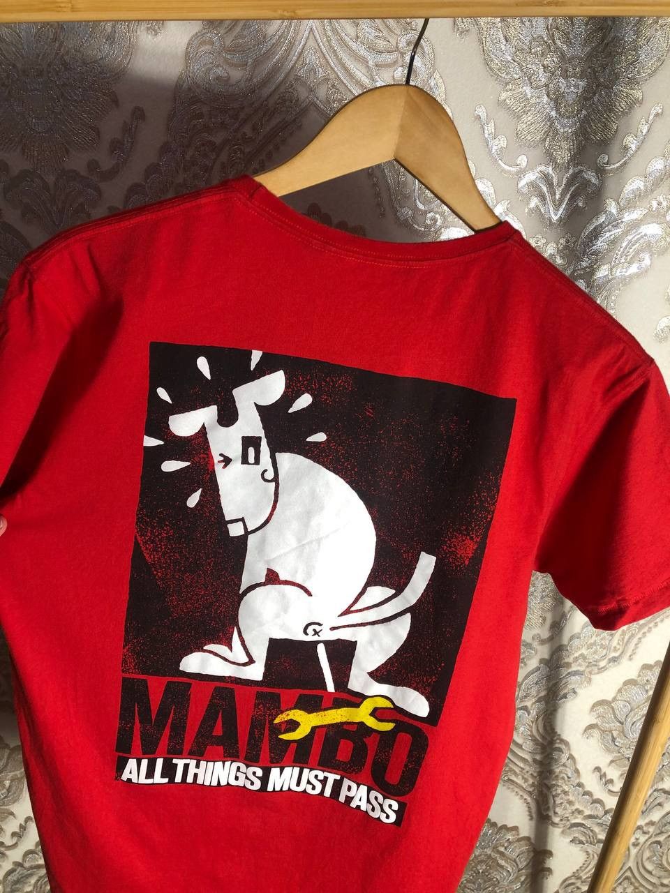 Mambo × Vintage VERY RARE MAMBO ALLAN DOG BIG LOGO T-SHIRT 1989 SURF Y2K 90s Size US L / EU 52-54 / 3 - 6 Thumbnail
