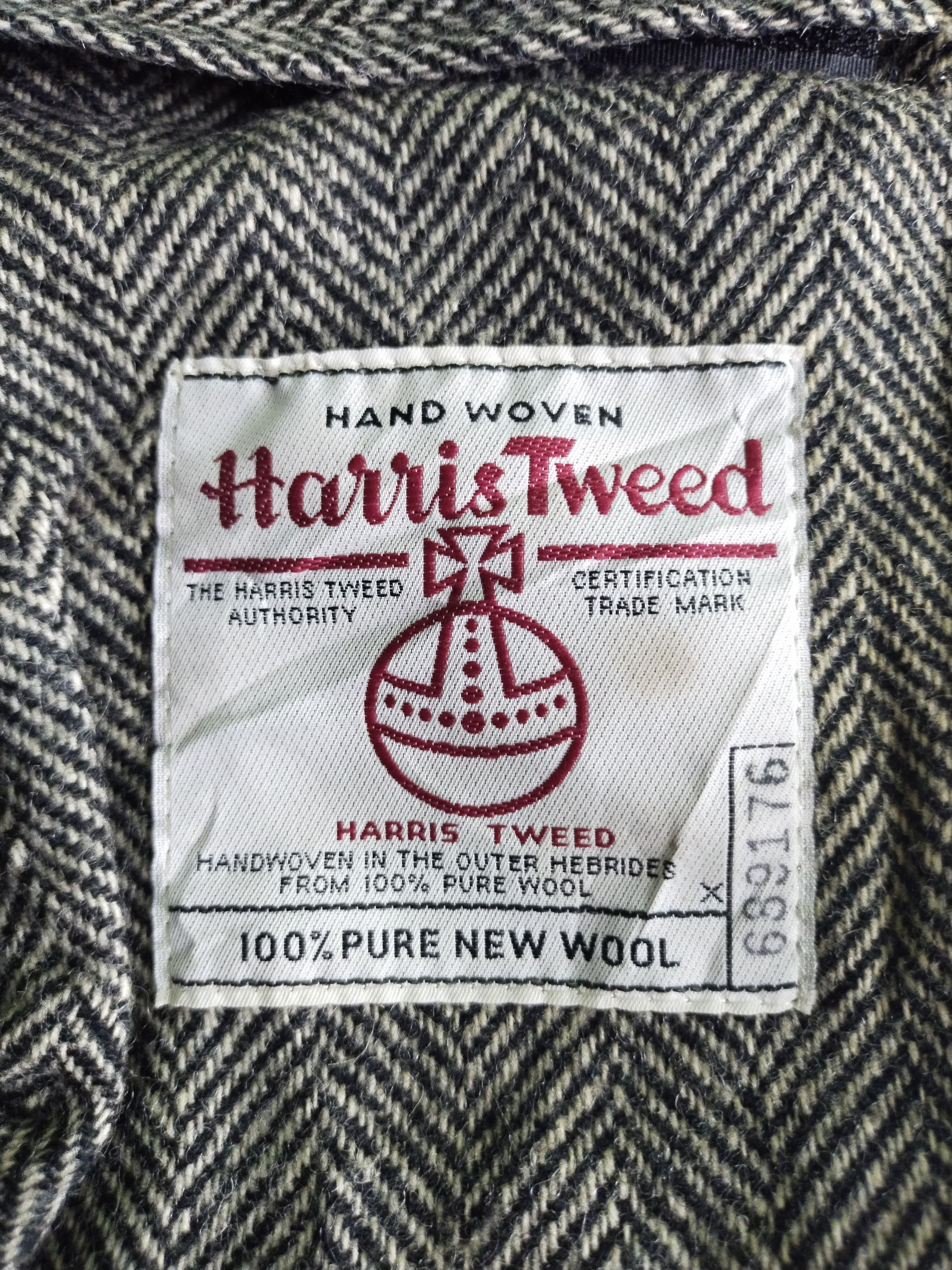 Harris Tweed × If Six Was Nine × Vintage Harris Tweed KMK Pure New Wool Hoodie Jacket Size US M / EU 48-50 / 2 - 5 Thumbnail