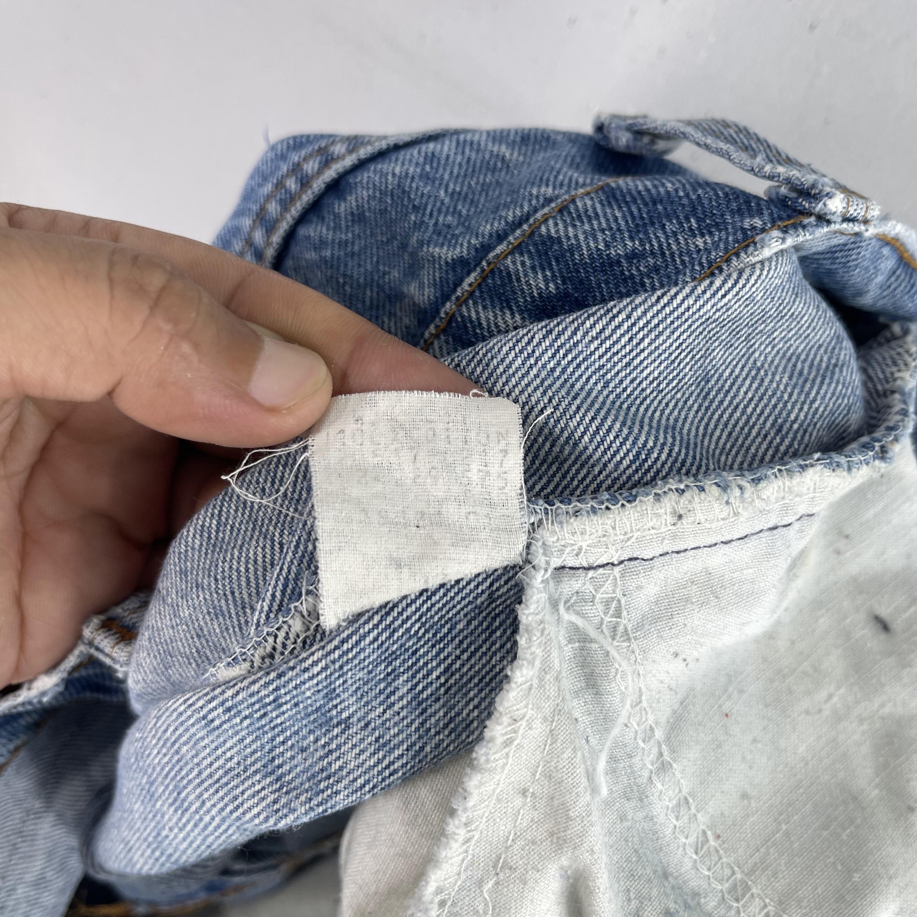 Levi's × Vintage Size 32 Vintage Levis 505 80s Orange Tab Distressed Jeans Size US 32 / EU 48 - 6 Thumbnail