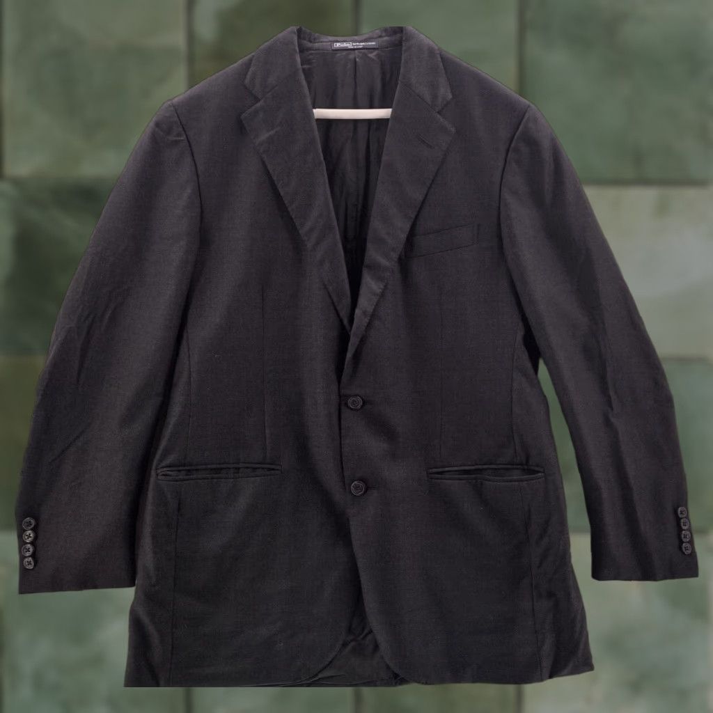 Ralph Lauren Polo Ralph Lauren Blazer Men 41 Black Virgin Wool Italy Made Mens Size US L / EU 52-54 / 3 - 1 Thumbnail