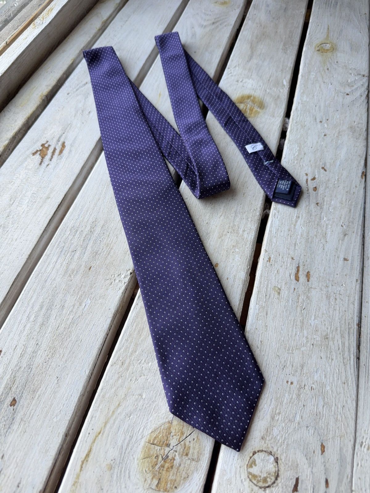 Other Camicissima Italy Purple Micro Dot Silk Tie Made in Italy Size ONE SIZE - 1 Thumbnail