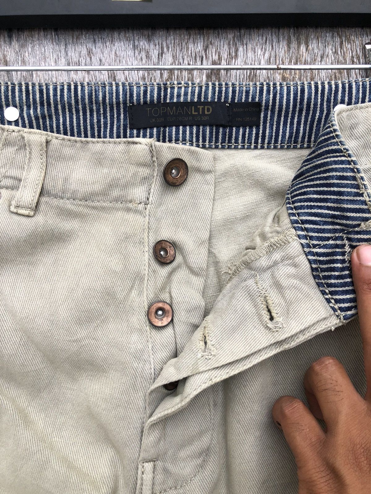 Japanese Brand × Seditionaries × Topman Designer Pants TopMan LTD Vintage Skinny Pattern Size US 32 / EU 48 - 8 Thumbnail